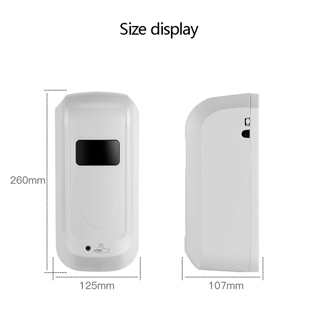 Automatic Infrared Induction Soap Dispenser - 1000ML Hands-Free Touchless Liquid Hand Sanitizer for Bathroom, Kitchen & Office - Hygienic & Safe Contactless Soap Dispenser for Home, Restaurants & Public Spaces