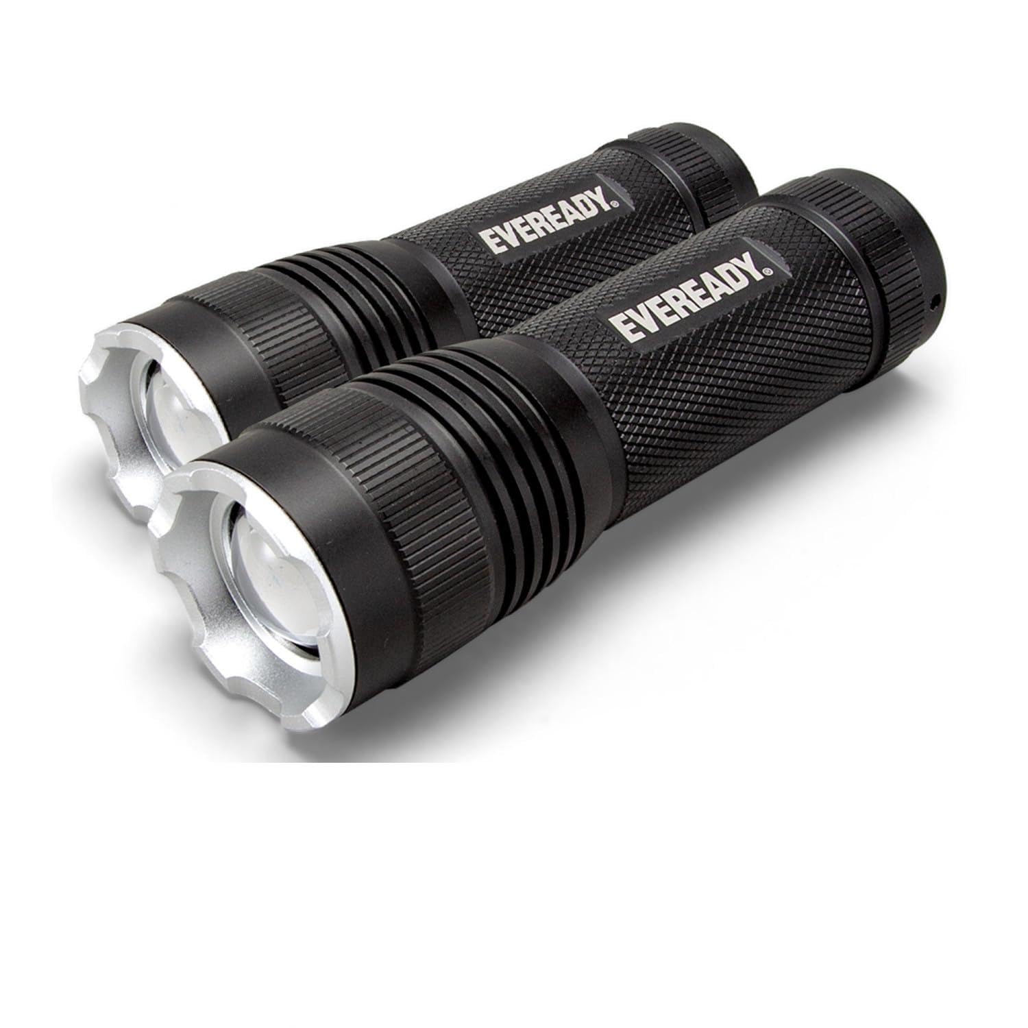 Eveready LED Tactical Flashlight - High Lumens, Waterproof, Durable Handheld Flashlight for Camping, Hiking, Emergency & Everyday Carry (EDC) - Perfect for Outdoor Adventures, Power Outages & Survival Kits - Pack of 1