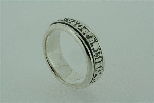 Lucky Spinner Ring - Genuine Sterling Silver Anxiety Relief Fidget Jewelry for Stress Relief & Focus - Perfect for Adults & Teens