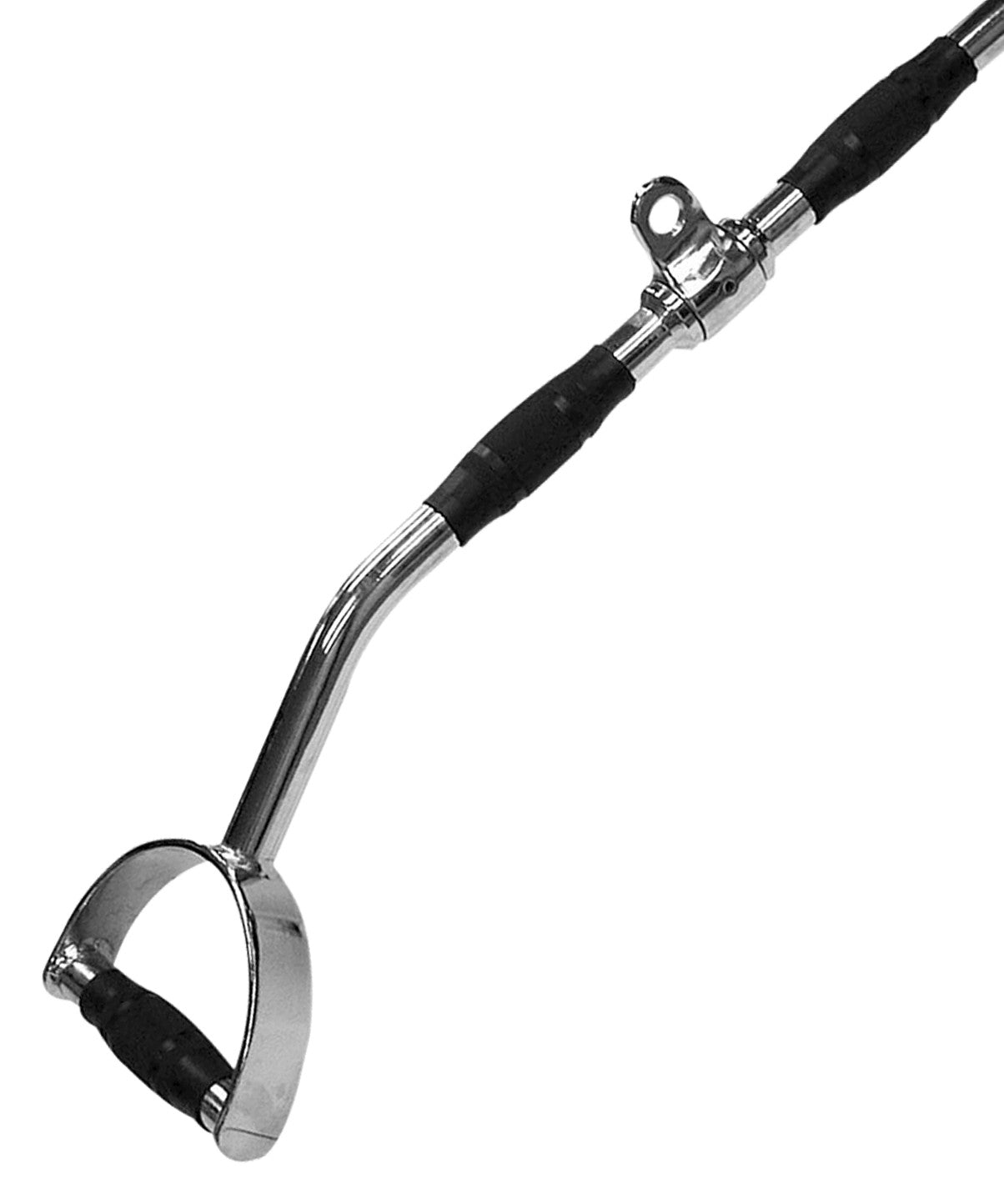 Professional Lat Bar with D Handles - Heavy Duty Gym Equipment for Pull Downs & Rows - Perfect for Home & Commercial Workouts