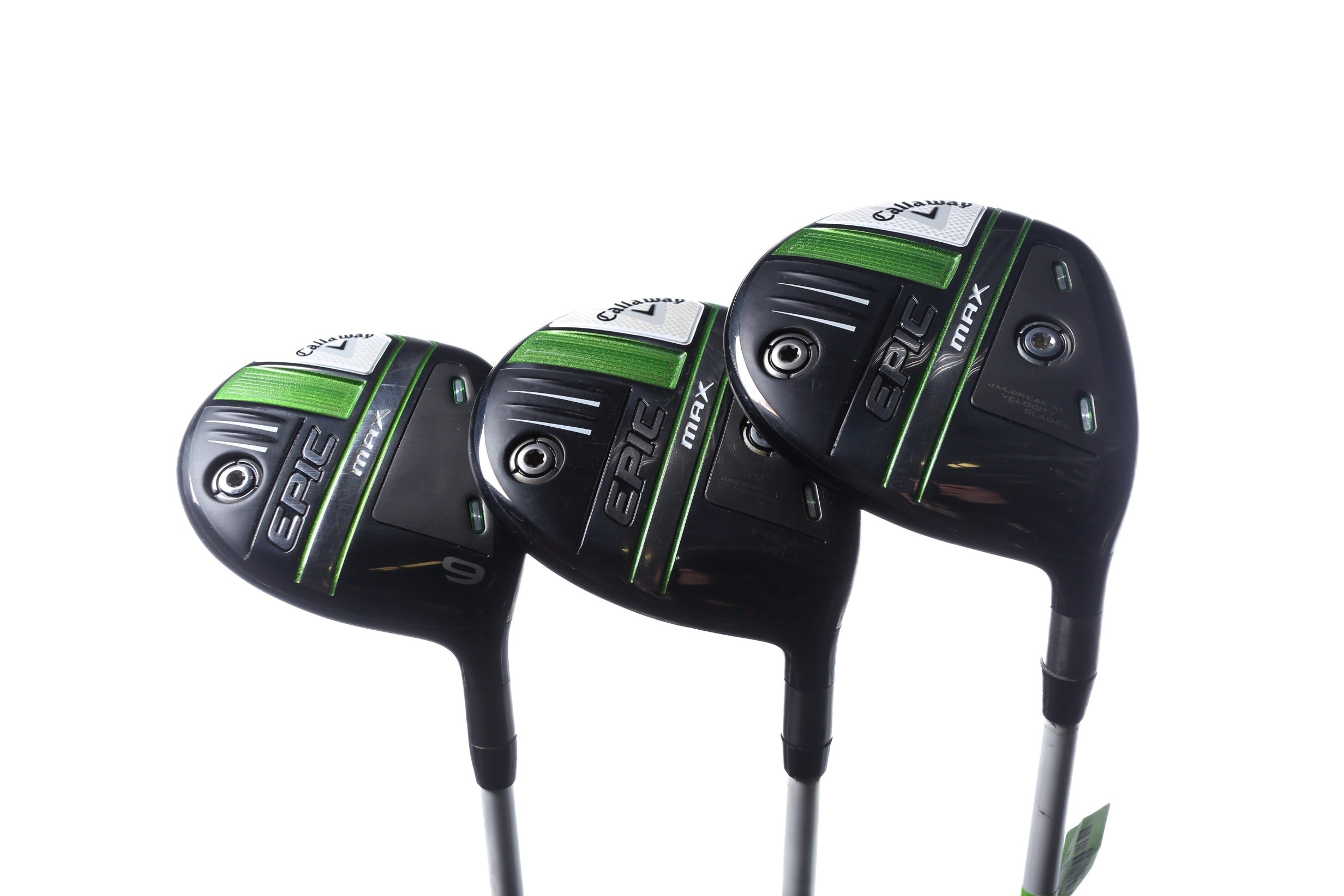 Premium Used Callaway Epic MAX Women's Golf Wood Set - Right Handed 3 Wood, 7 Wood, 9 Wood with Ladies Flex - Perfect for Female Golfers & Beginners on the Course