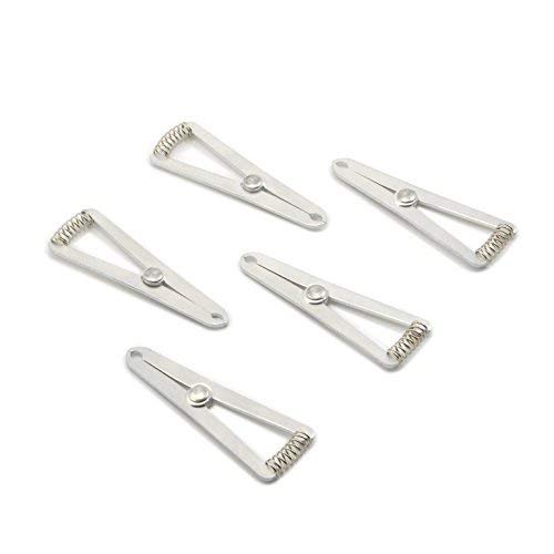 Mini Spring Clamps Set of 5 - Small Hand Tools for Woodworking, DIY Crafts, Jewelry Making & Hobby Projects