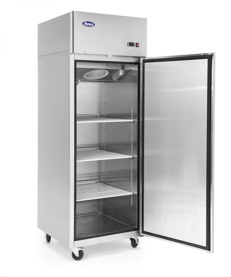 Atosa MBF8001 Commercial Top Mount Single Door Freezer - 8 cu.ft Stainless Steel Restaurant Freezer for Kitchen, Grocery Store & Food Service Businesses