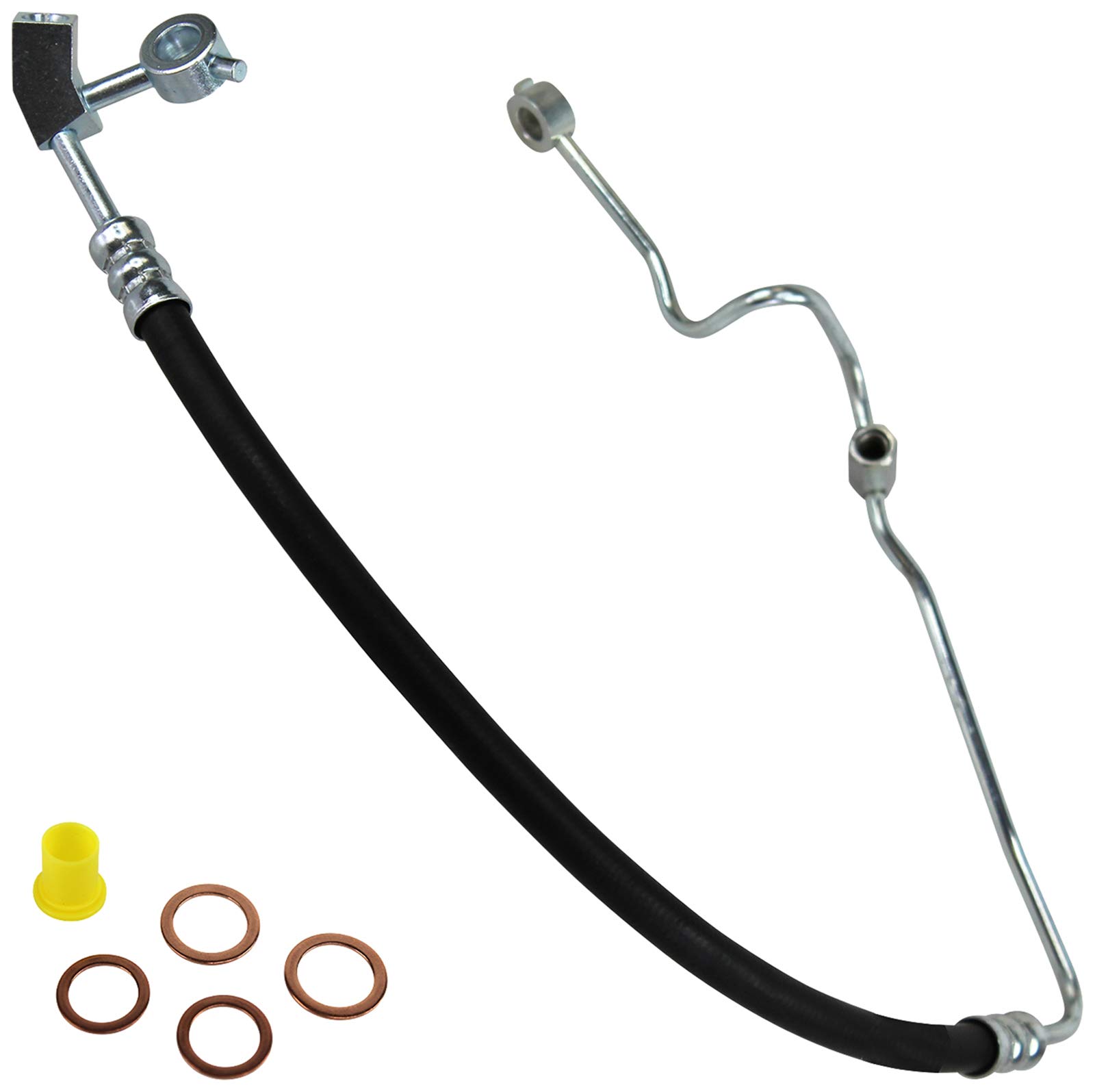 Nobrandname 365713 Power Steering Pressure Line Hose Assembly - Replacement for Smooth Steering - Perfect for Daily Commuting, Off-Roading & Vehicle Maintenance