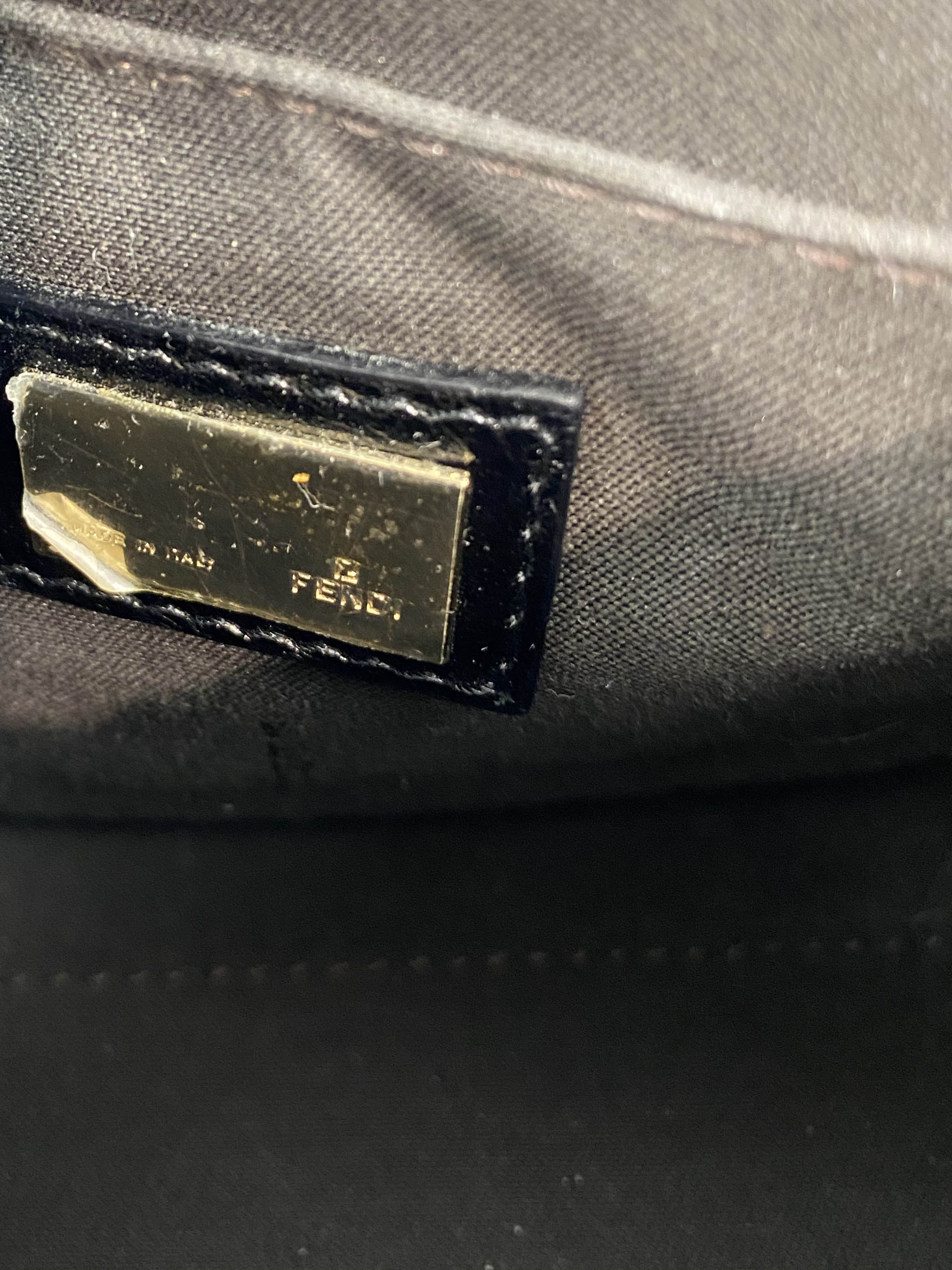 Fendi Black Magic Picola Bag - Luxury Leather Shoulder Bag for Women | Perfect for Work, Travel & Evening Events