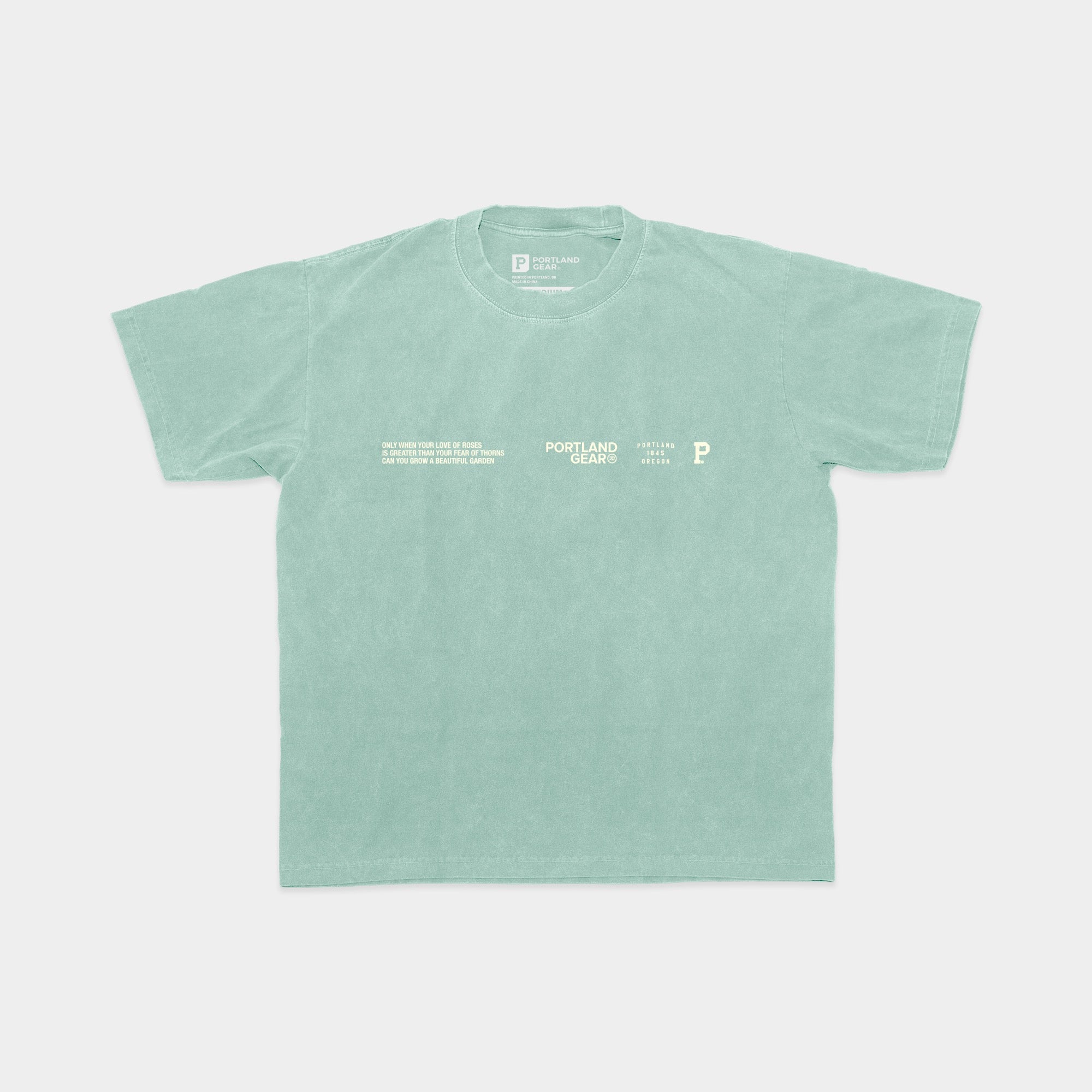 All American Slogan T-Shirt - Patriotic Graphic Tee in Pacific Green - Perfect for 4th of July, BBQ Parties & Casual Outfits