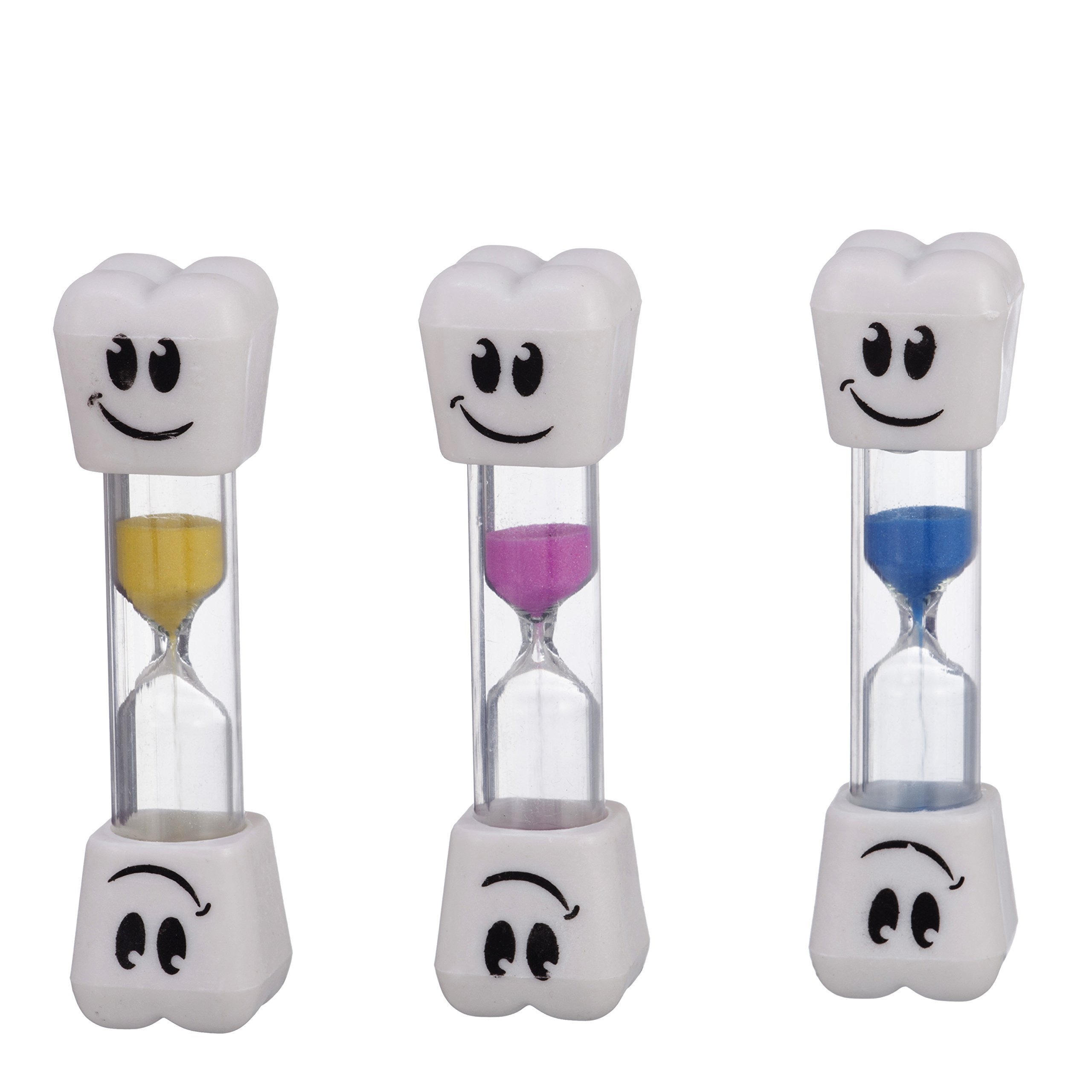 Kids Sand Timer Toothbrush - 3 Minute Timer for Brushing Teeth, Fun Dental Hygiene Gift for Children & Teens - Perfect for Bathroom, Travel & Classroom Use