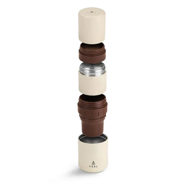 Premium VSSL Java Nest Pour Over Coffee Kit - Portable Drip Brewer for Camping, Travel & Home Brewing
