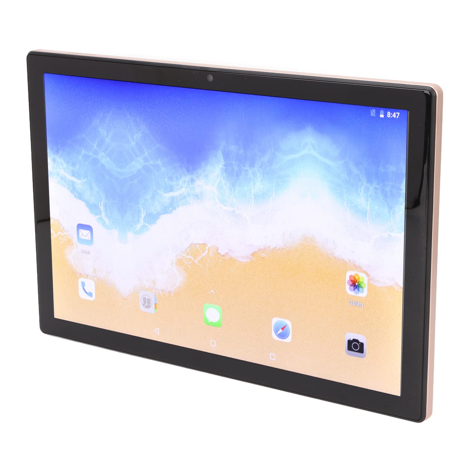 10.1 Inch Gaming Tablet with 3200x1440 Resolution, Dual SIM, 10GB RAM & 128GB Expandable Memory - Gold | Perfect for Office Work, Mobile Gaming & Travel Entertainment