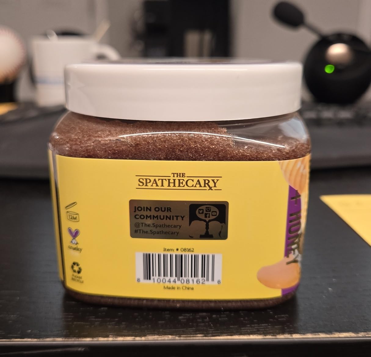 Exfoliating Body Scrub with Brown Sugar & Honey - Nourishing & Smoothing Skin Care (21 oz) - Perfect for Dry Skin & Spa Day Self Care