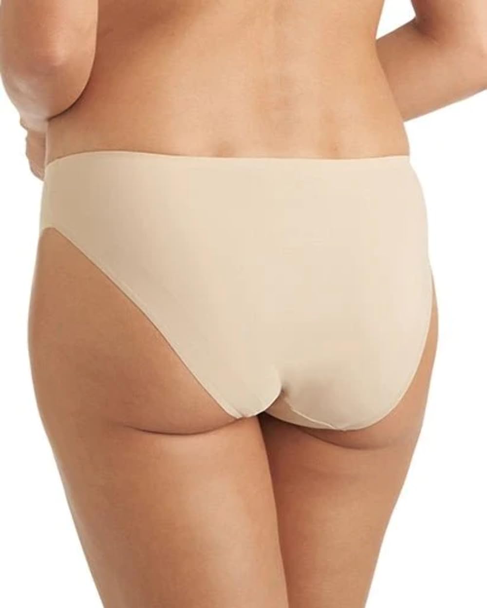 TC Fine Intimates Women's Matte Microfiber Hipster Underwear - Soft Comfortable Everyday Panties, Seamless Design, Dark Sand - Perfect for Work, Yoga & Lounge Wear