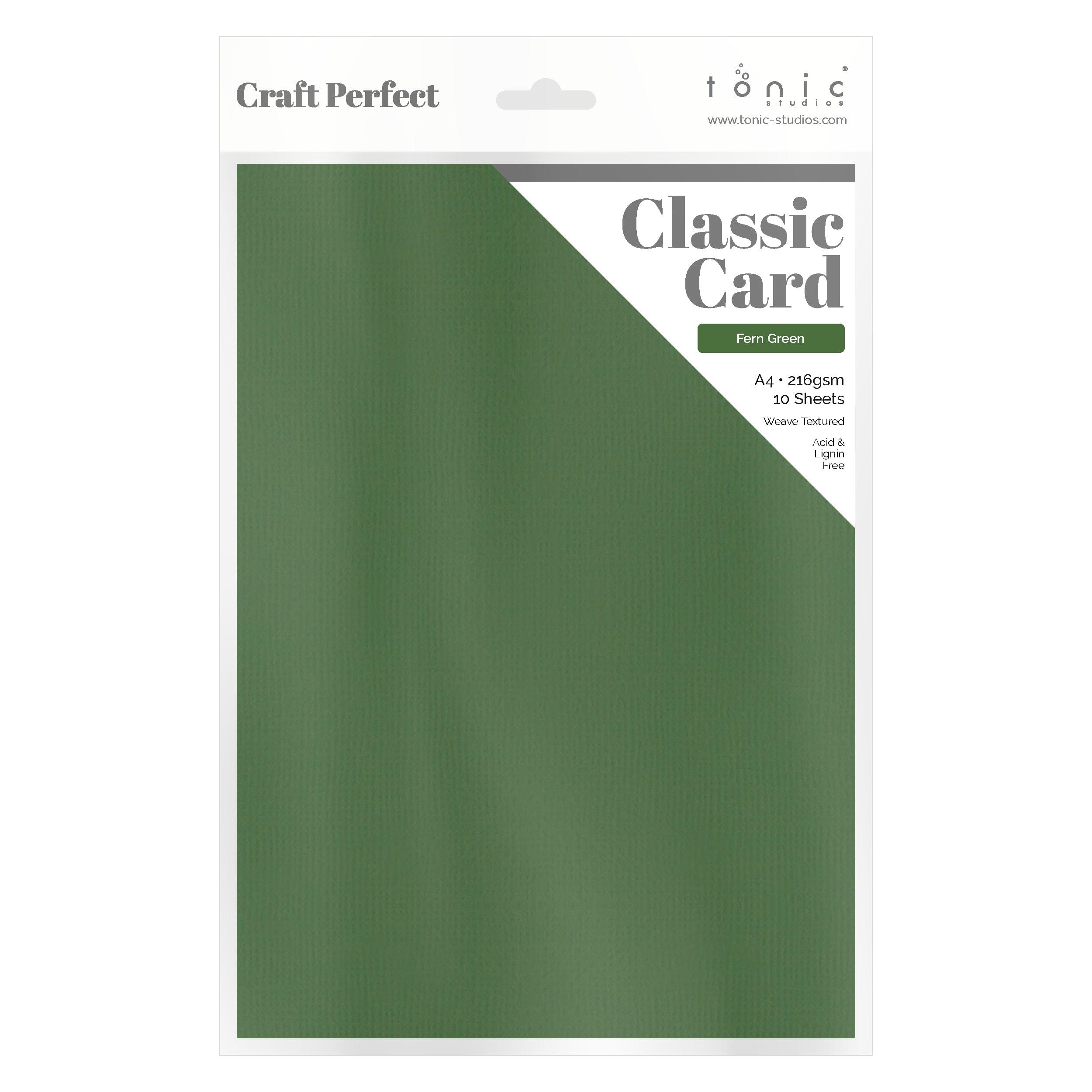 20-Pack Classic Fern Green A4 Cards (9037e20) - Perfect for Greetings, Invitations & Scrapbooking
