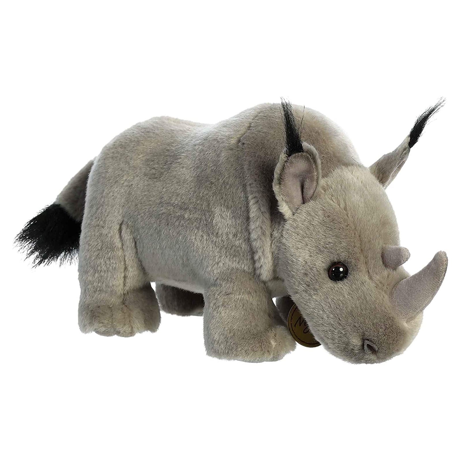 Aurora Miyoni 10 Inch Rhinoceros Plush Stuffed Animal - Soft & Cuddly Toy for Kids, Perfect for Gifts, Nursery Decor, and Cute Animal Lovers