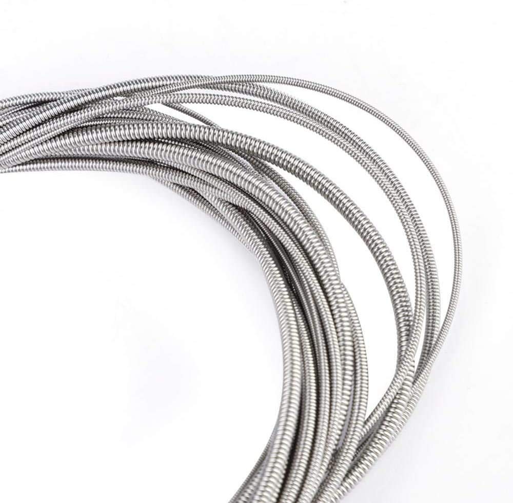 Jiayouy Stainless Steel 4 String Bass Guitar Strings - Small Ball End (046-100 Gauge) | Durable & Bright Tone for Rock, Jazz & Studio Recording