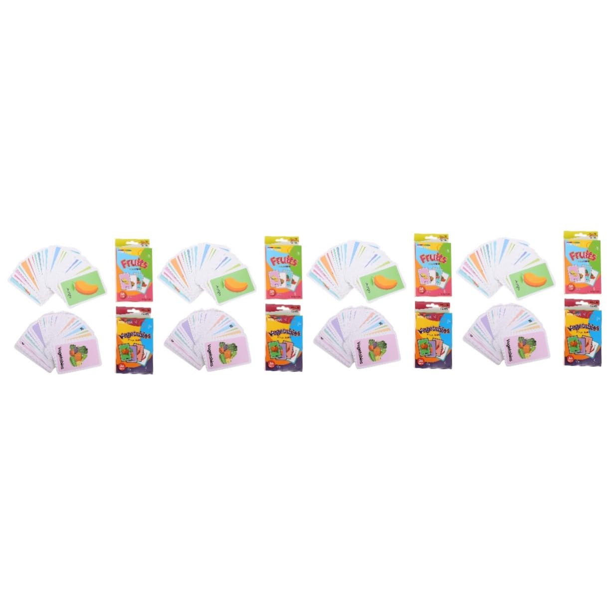 Abaodam 8 Sets Early Education Flash Cards for Toddlers & Babies - Learning Toys, Teaching Aids, Puzzle Games - Perfect for Tummy Time, Preschool Learning & Homeschool Activities