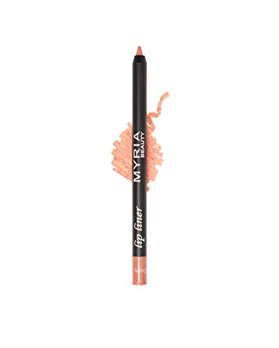 MYRIA BEAUTY Waterproof Lip Liner Pencil - Long Lasting, Highly Pigmented Matte Nude & Dusty Shades - Cruelty Free Creamy Lip Pencils for Defining & Fuller Lips - Perfect for Everyday Wear, Special Occasions & Makeup Looks