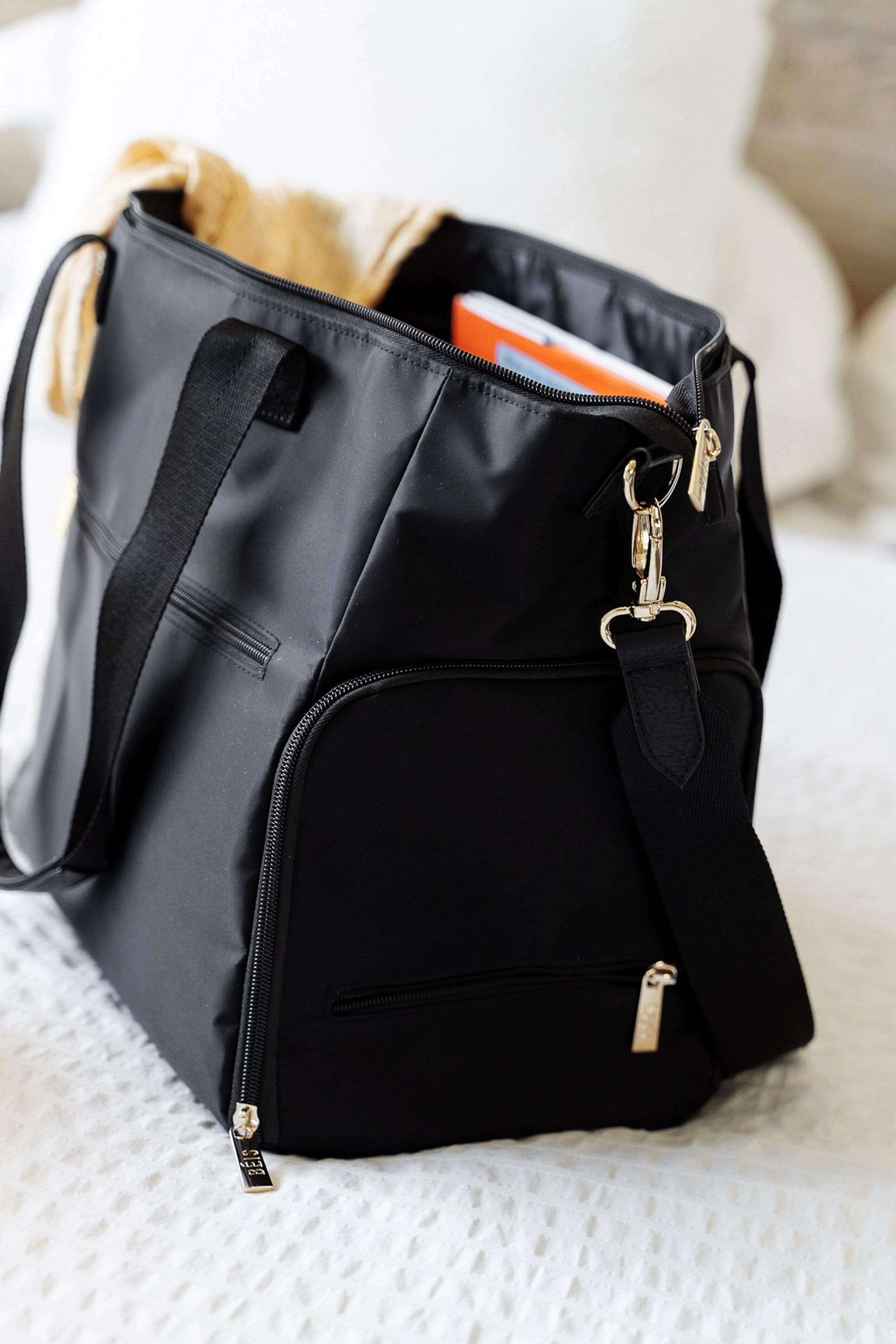 Premium Black Pumping Bag - Durable & Stylish Breast Milk Storage Solution for Nursing Moms - Perfect for Work, Travel & On-the-Go Pumping