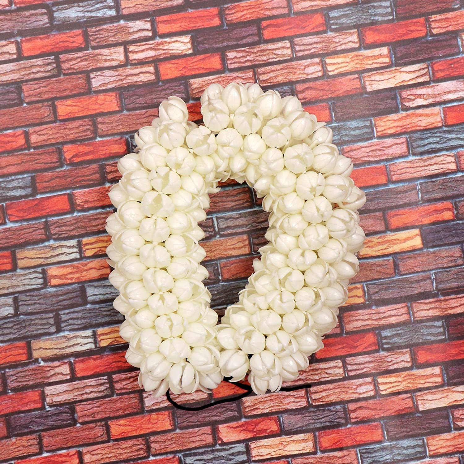 Rubela Artificial Jasmine Mogra Flower Hair Gajra - White Phool Gazra for Women, Bun Hair Accessory Set - Perfect for Weddings, Parties & Traditional Indian Hairstyles