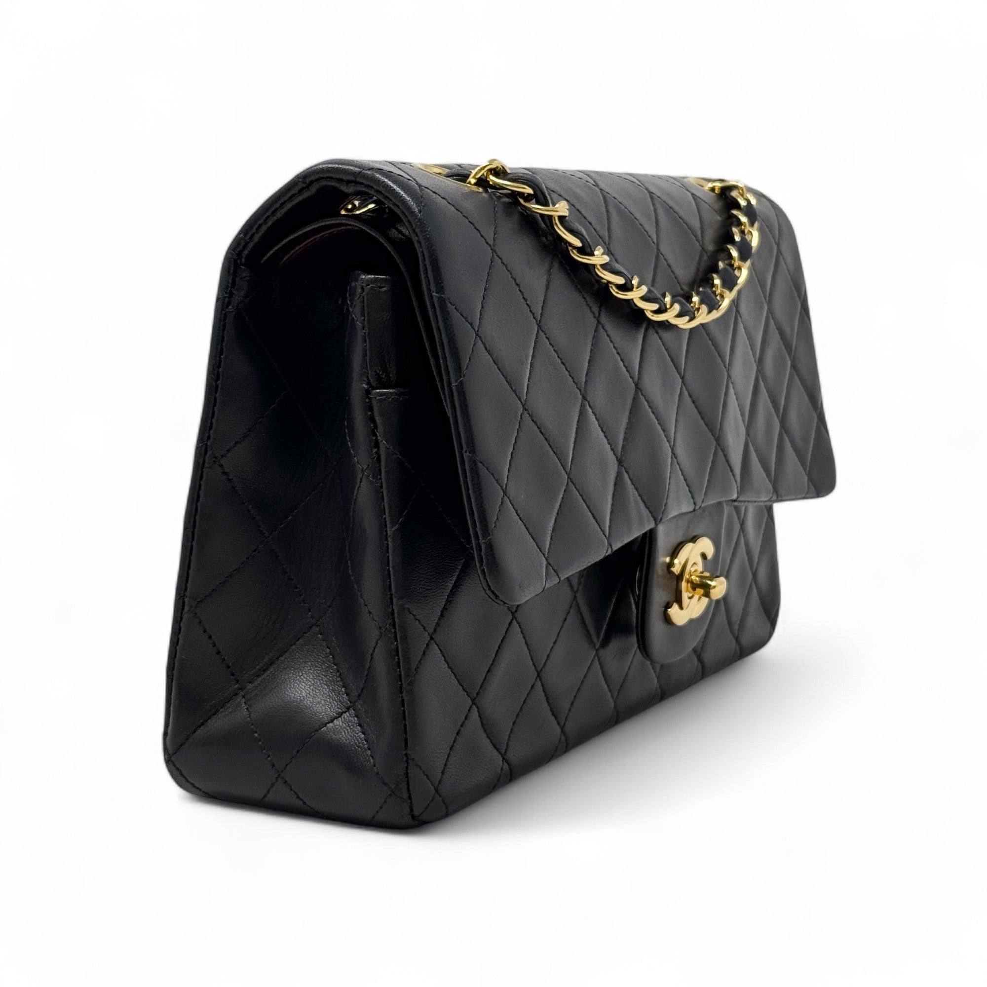 Chanel Black Medium Vintage Classic Flap Bag - Timeless Luxury Handbag for Women | Perfect for Evening Events, Date Nights & Special Occasions