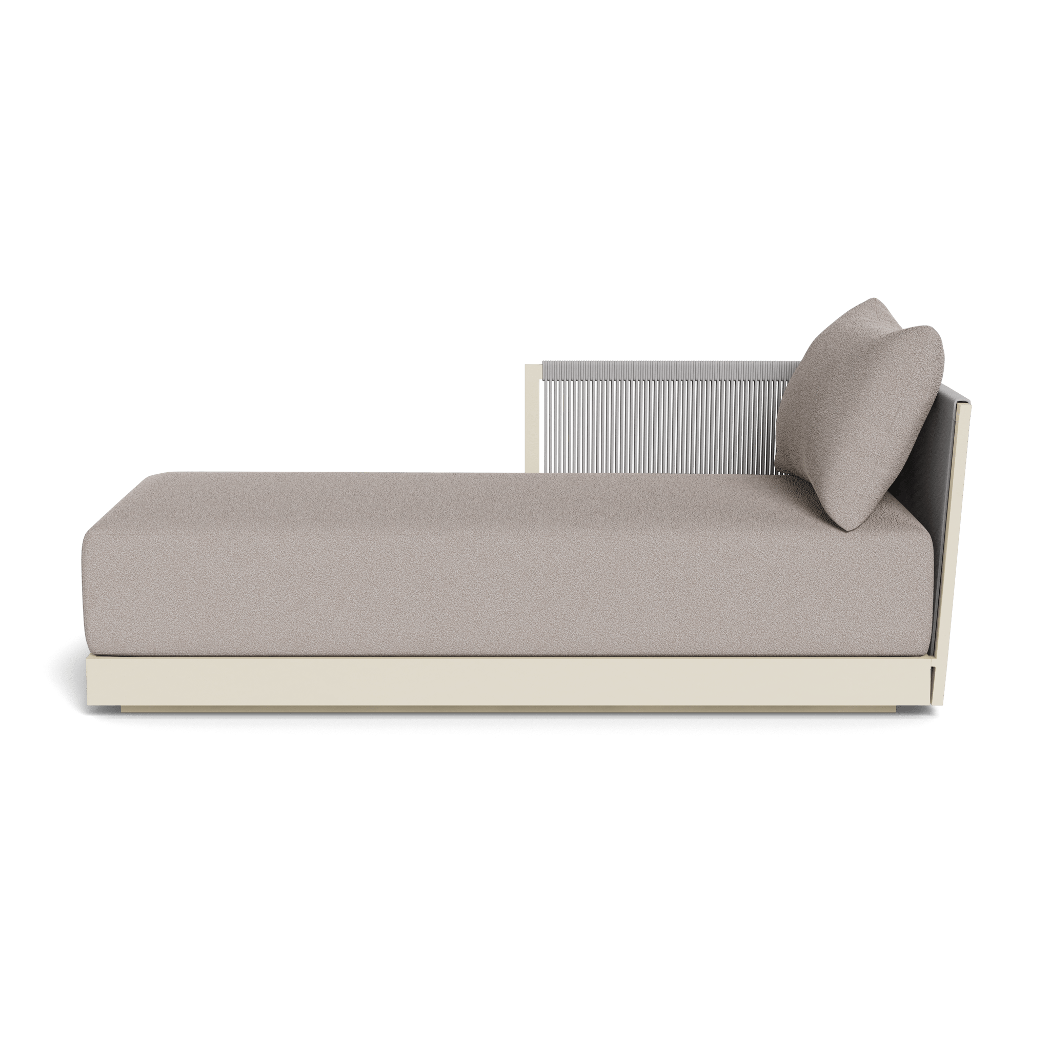 Antigua Chaise Lounge Left - Modern Outdoor Patio Furniture for Relaxing in Your Garden or Poolside