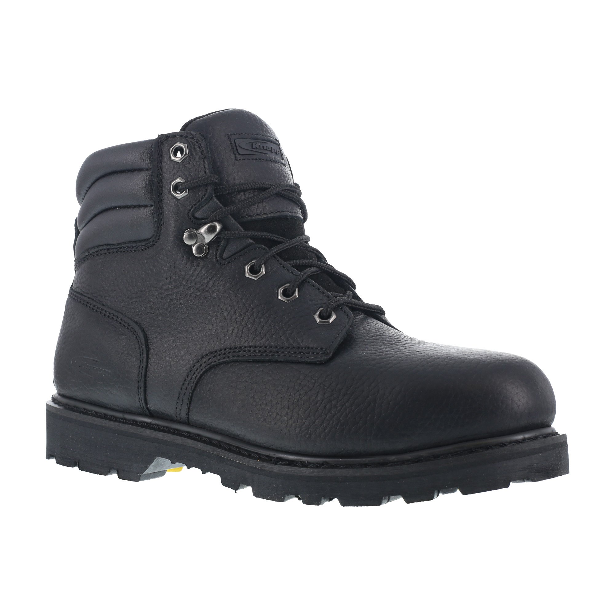 Iron Age Backhoe EH Steel Toe Work Boots - Black Size 6 M | OSHA Compliant Safety Shoes for Construction, Landscaping & Heavy Duty Work