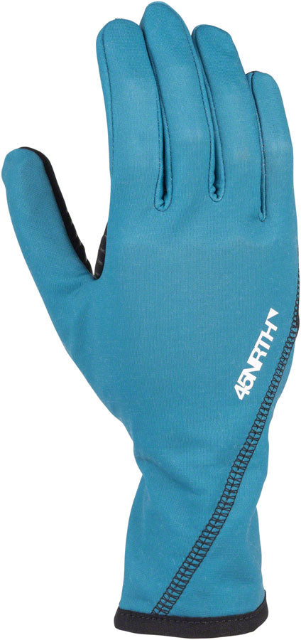 45NRTH 2023 Risor Liner Gloves - Slate Color, Full Finger, Large Size - Winter Cycling, Skiing & Outdoor Sports Gloves for Men & Women