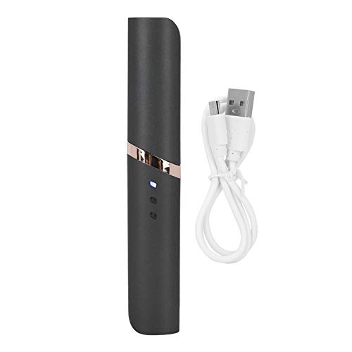 USB Rechargeable Electric Heated Eyelash Curler - 3 Adjustable Temperature Settings, Long-Lasting Warmth for Perfect Curls | Ideal for Home, Travel & Professional Makeup (Black)