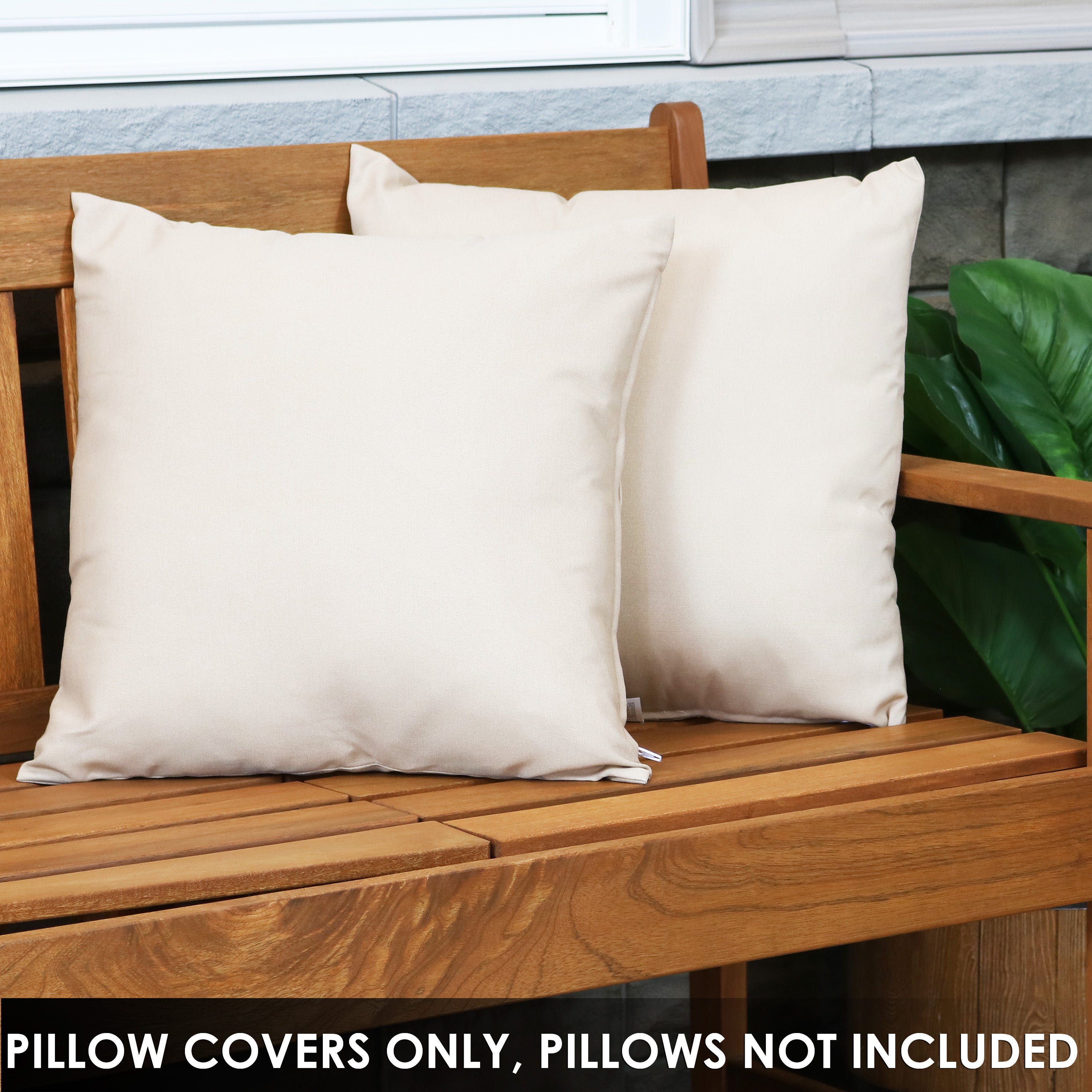 Stylish Sunnydaze Indoor & Outdoor Decorative Throw Pillow Covers - Perfect for Patio, Living Room & Bedroom Decor