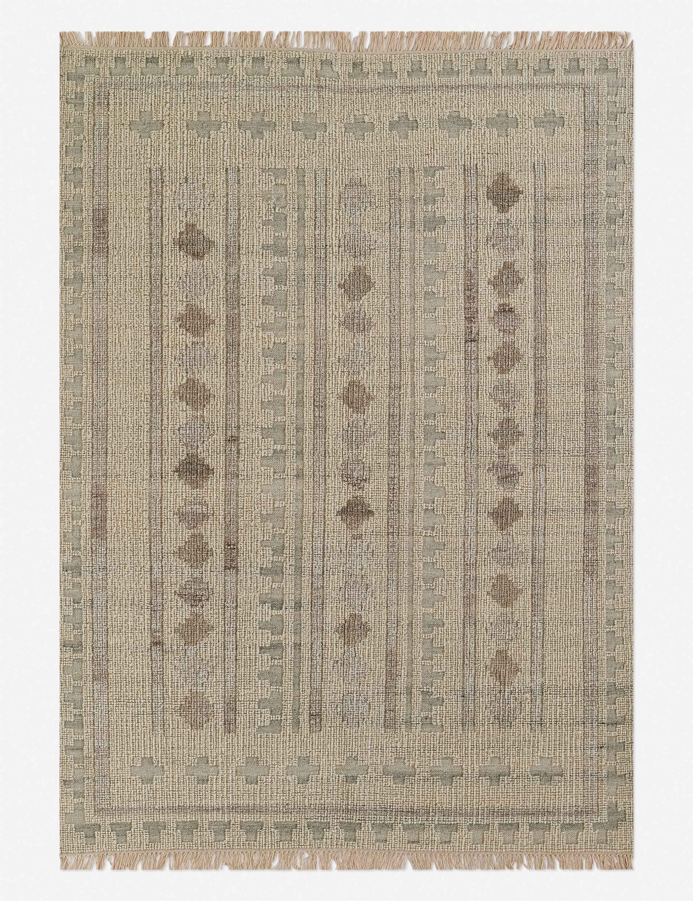 Handwoven Wool Rug - Soft & Durable Natural Fiber Area Rug for Living Room, Bedroom, or Office - Eco-Friendly Home Decor