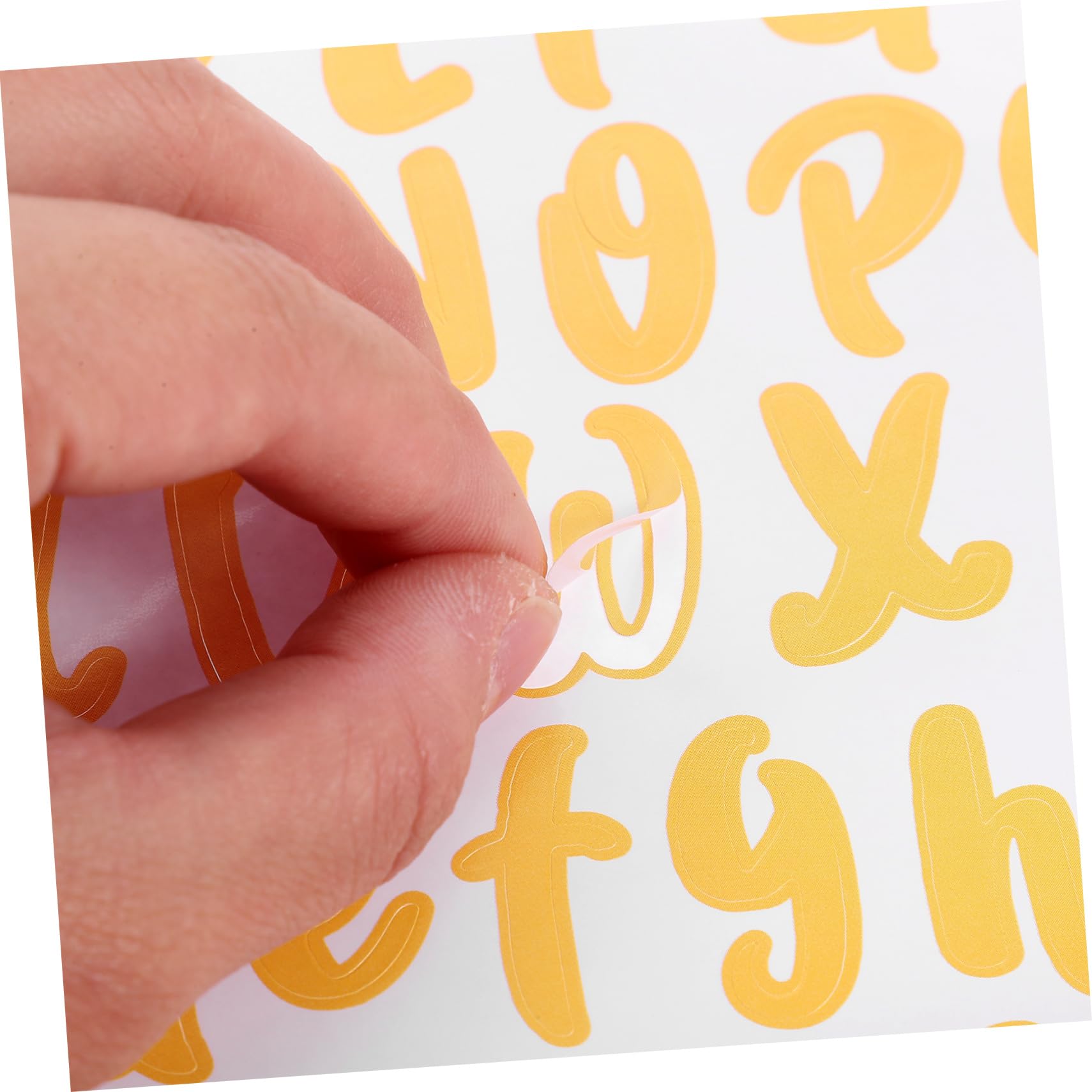 NUOBESTY Alphabet Letter Stickers - 5 Sheets Self-Adhesive Vinyl Decals for Mailbox, Cups, Windows, DIY Crafts - Perfect for Home Decor, Scrapbooking & Personalized Gifts