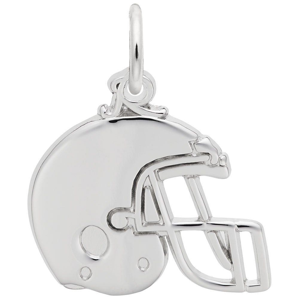Football Helmet Charm for Jewelry - Sports-Themed Bracelet & Necklace Pendant - Perfect for Gifts, Fan Accessories, and Game Day Outfits