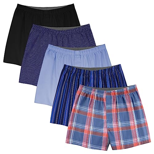 A: 5 Pairs Multicoloured Boxers