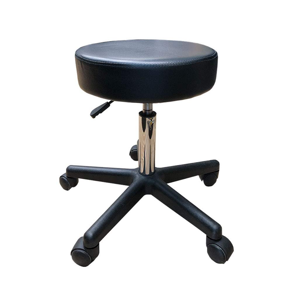 Greenlife® Ultra Thick Hydraulic Adjustable Height Rolling Stool RS161/2/3 - Ergonomic Rolling Chair for Salon, Tattoo, Medical & Office Use
