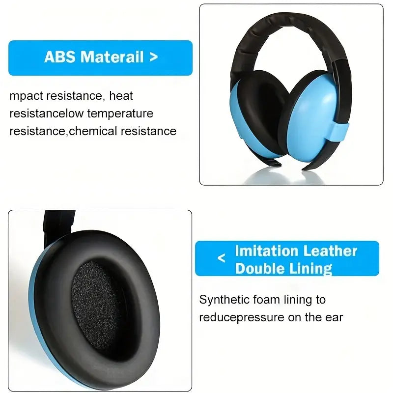 Swabies Kids Noise Canceling Earmuffs - Hearing Protection for Children - Perfect for Airplanes, Concerts, Fireworks & Loud Events