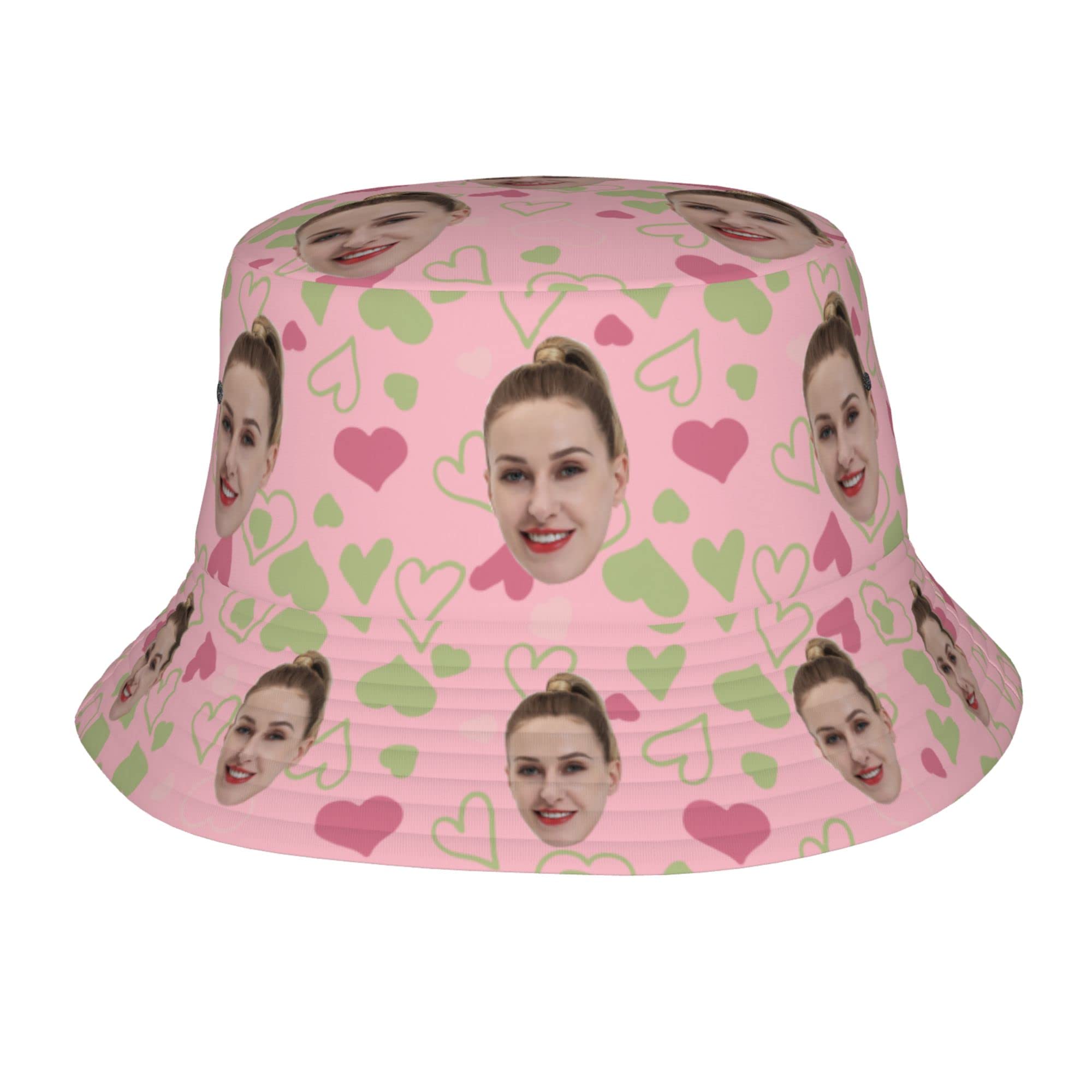 Custom Bucket Hat with Photo - Personalized Funny Summer Sun Hat for Men & Women | Design Your Own Face Print | Perfect for Beach, Outdoor & Festival