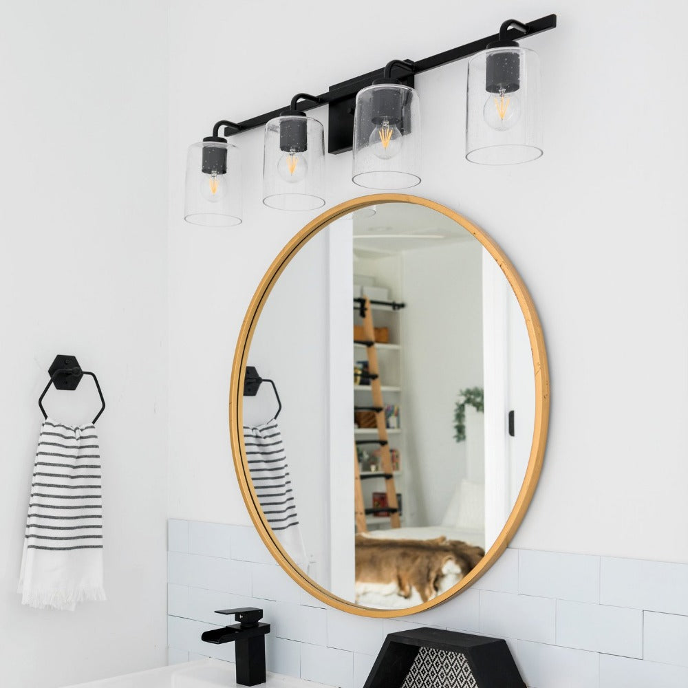 Balboa Vanity Bronze Bathroom Sink Faucet - Modern Single Handle Vessel Sink Faucet for Bathroom Vanity, Powder Room & Guest Bath (Oil Rubbed Bronze Finish)
