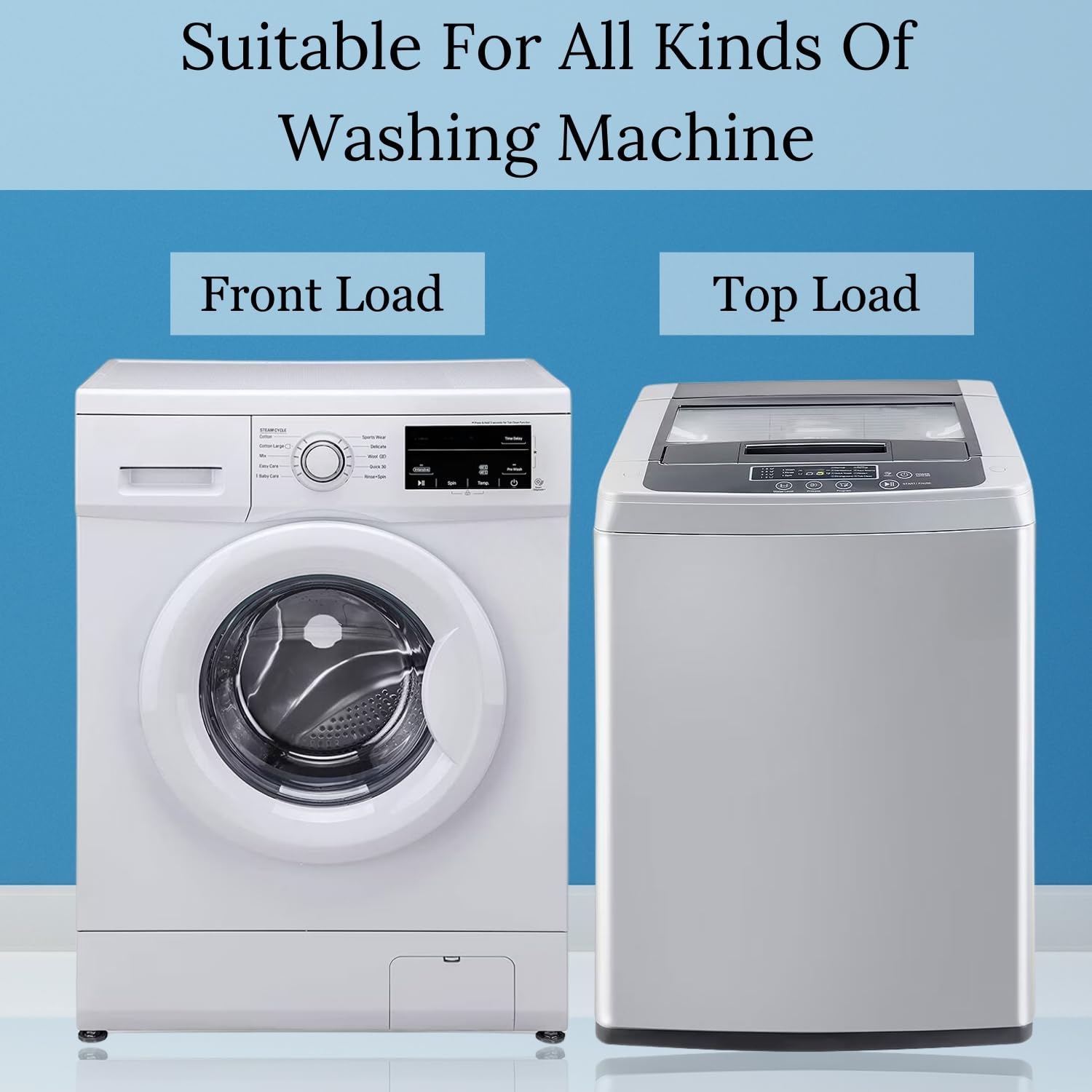 Front Load & Top Load Washing Machine Cleaner Powder - 2 Pack (150g Each) | Removes Odor, Limescale & Mold | Perfect for HE, LG, Samsung & All Washing Machines | Keep Your Laundry Fresh & Hygienic