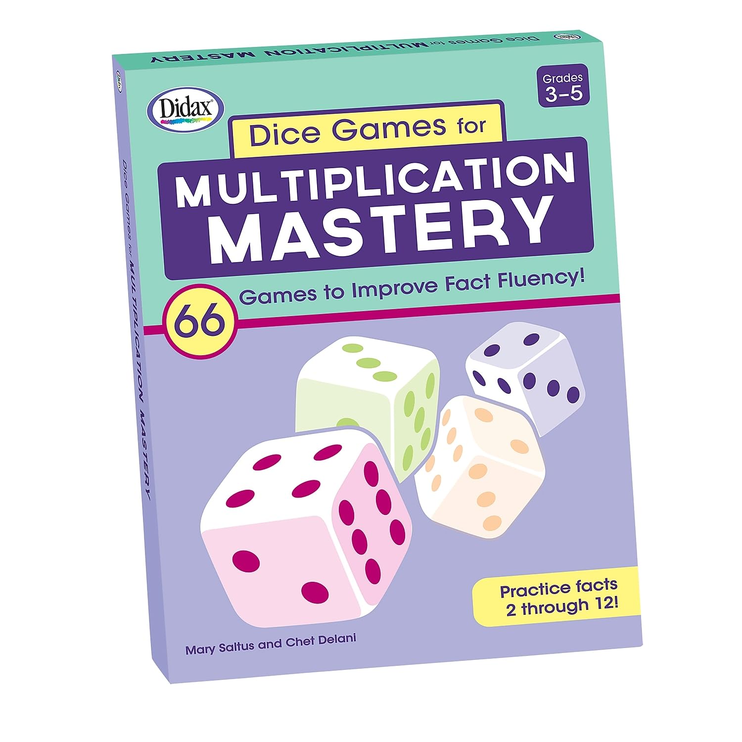 Didax Educational Resources Multiplication Dice Games - Fun Math Learning Tools for Kids | Perfect for Classroom & Homeschool Activities