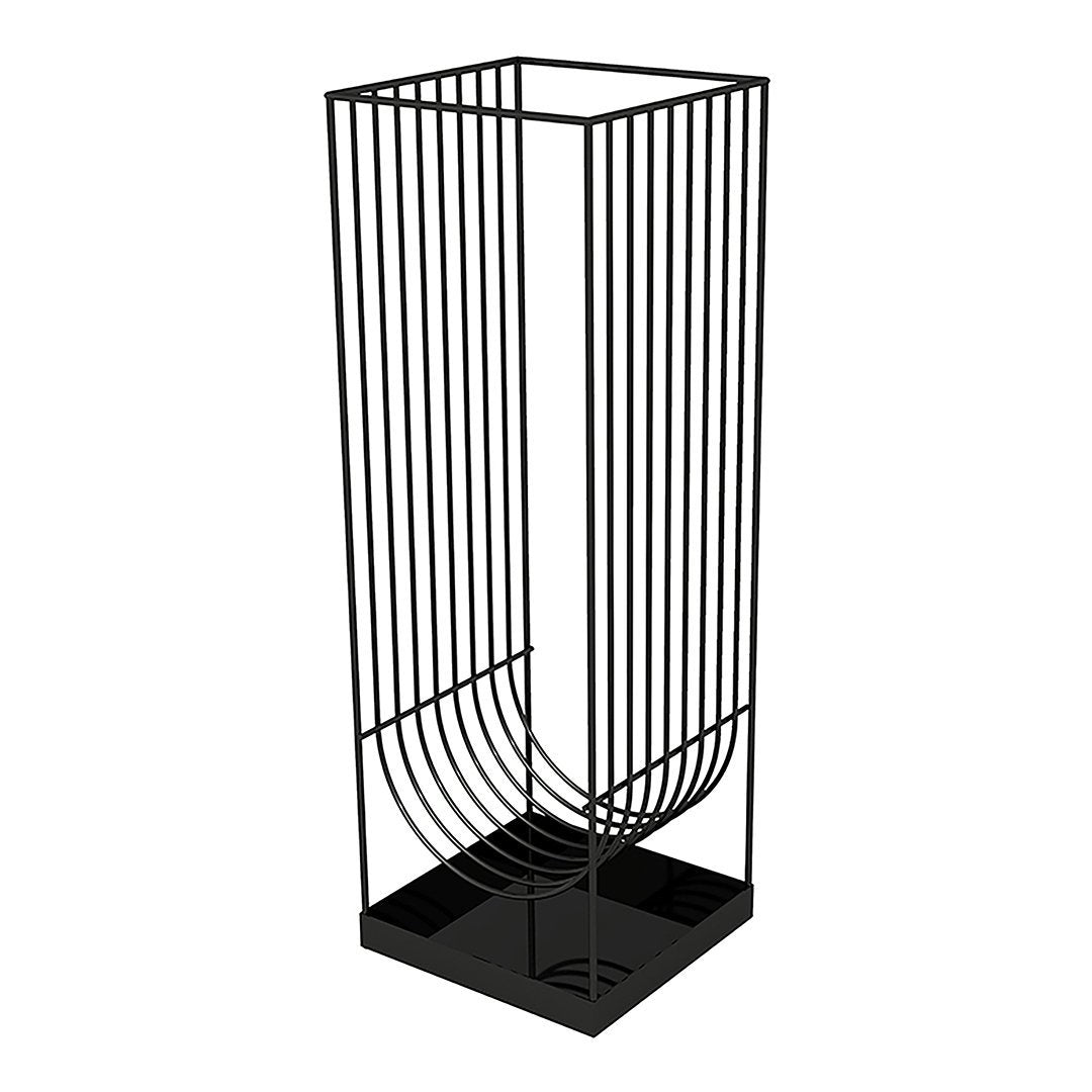 Curved Umbrella Stand - Heavy Duty Metal Base for Indoor & Outdoor Use - Perfect for Entryway, Patio, Garden, and Poolside Organization