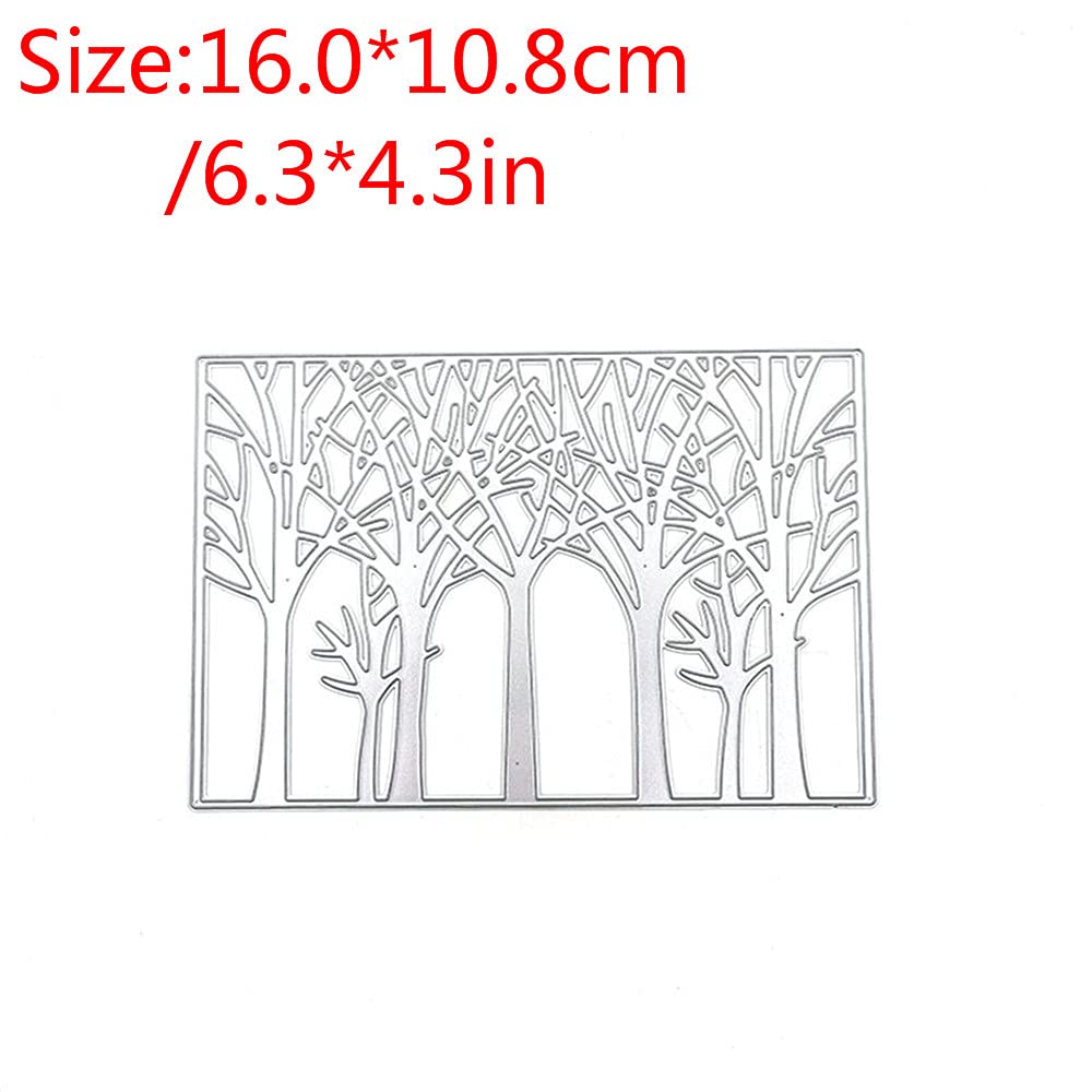 Premium Carbon Steel Cutting Dies for Card Making - ZECNG Forest Plant Flower Leaf Die Cuts for Scrapbooking, Paper Crafting, Embossing, Photo Album Decor, DIY Crafts & Gift Making (Set 09) - Perfect for Handmade Greeting Cards, Wedding Invitations, and Home Decor Projects