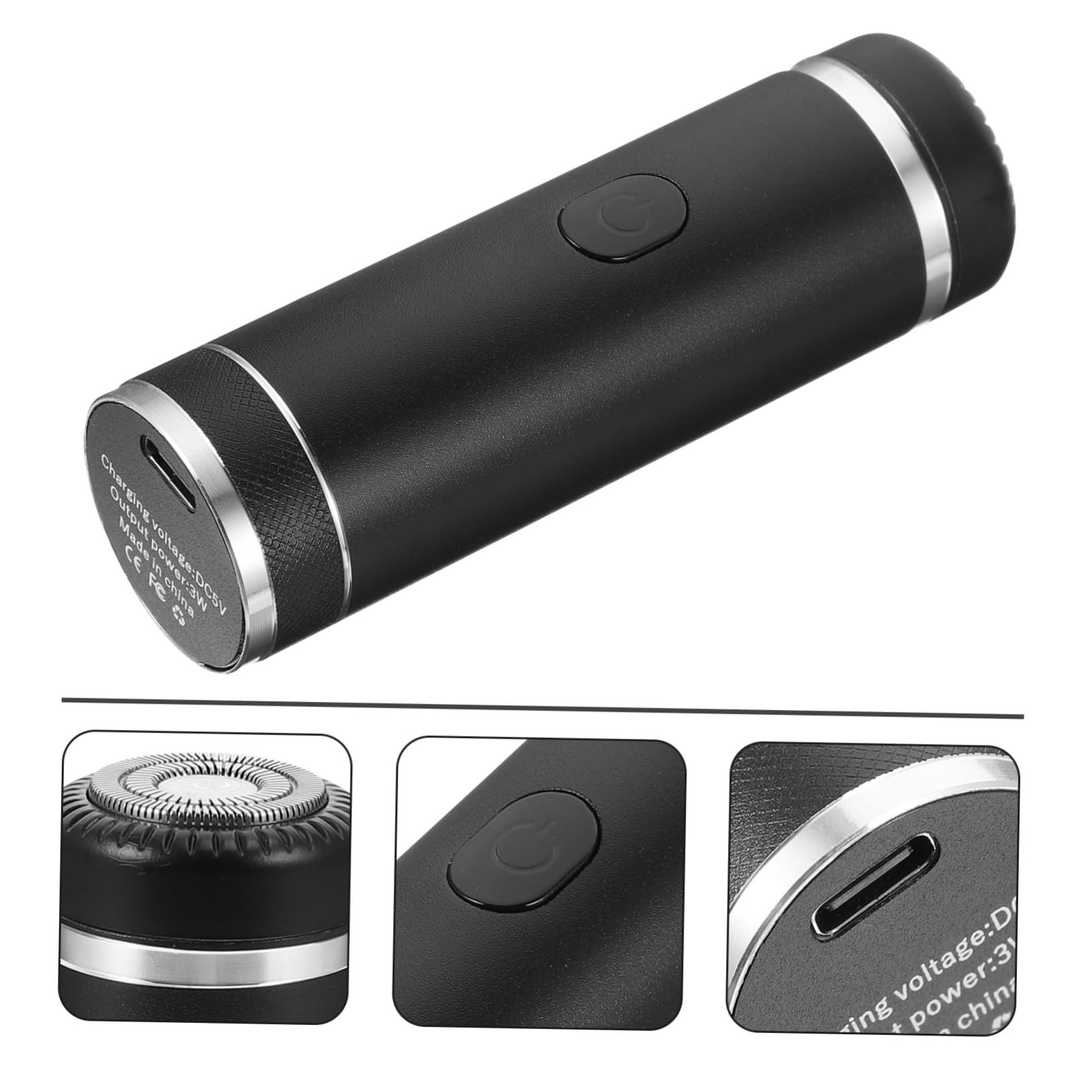 FOMIYES Rechargeable Electric Shaver for Men & Women - Wet/Dry Beard Trimmer & Body Groomer - Perfect for Travel, Gym & Daily Shaving Routine
