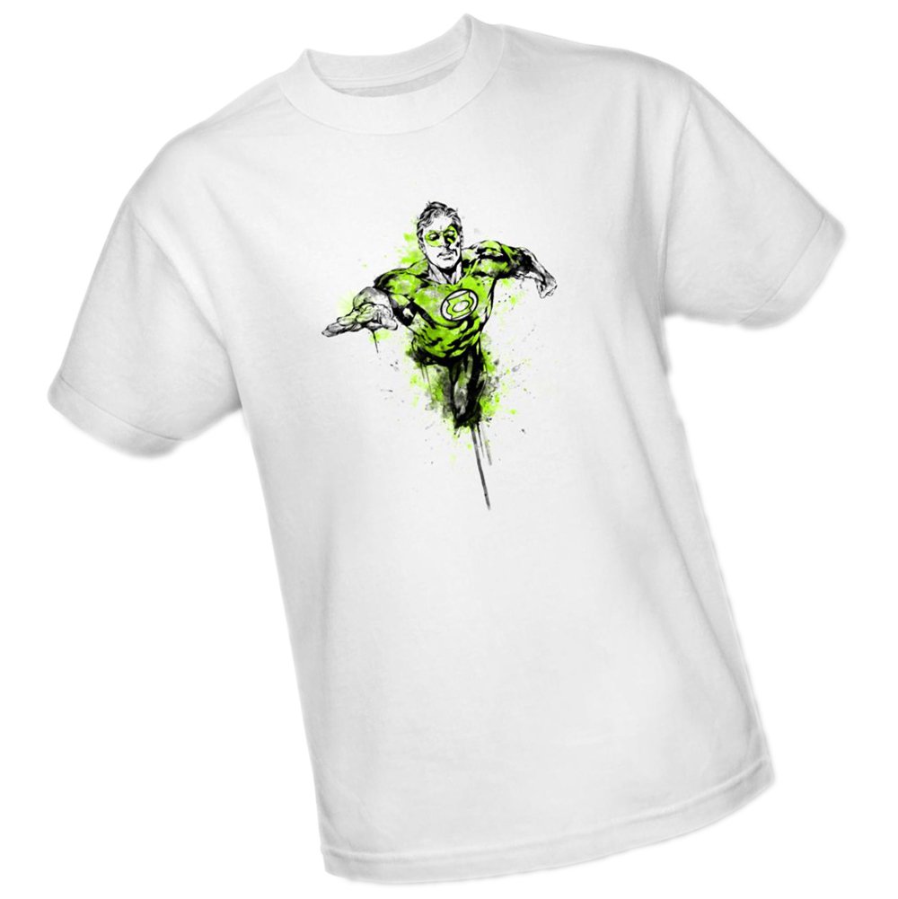 Green Lantern Adult T-Shirt | DC Comics Superhero Graphic Tee for Men & Women | Perfect for Cosplay, Comic Con & Superhero Fans
