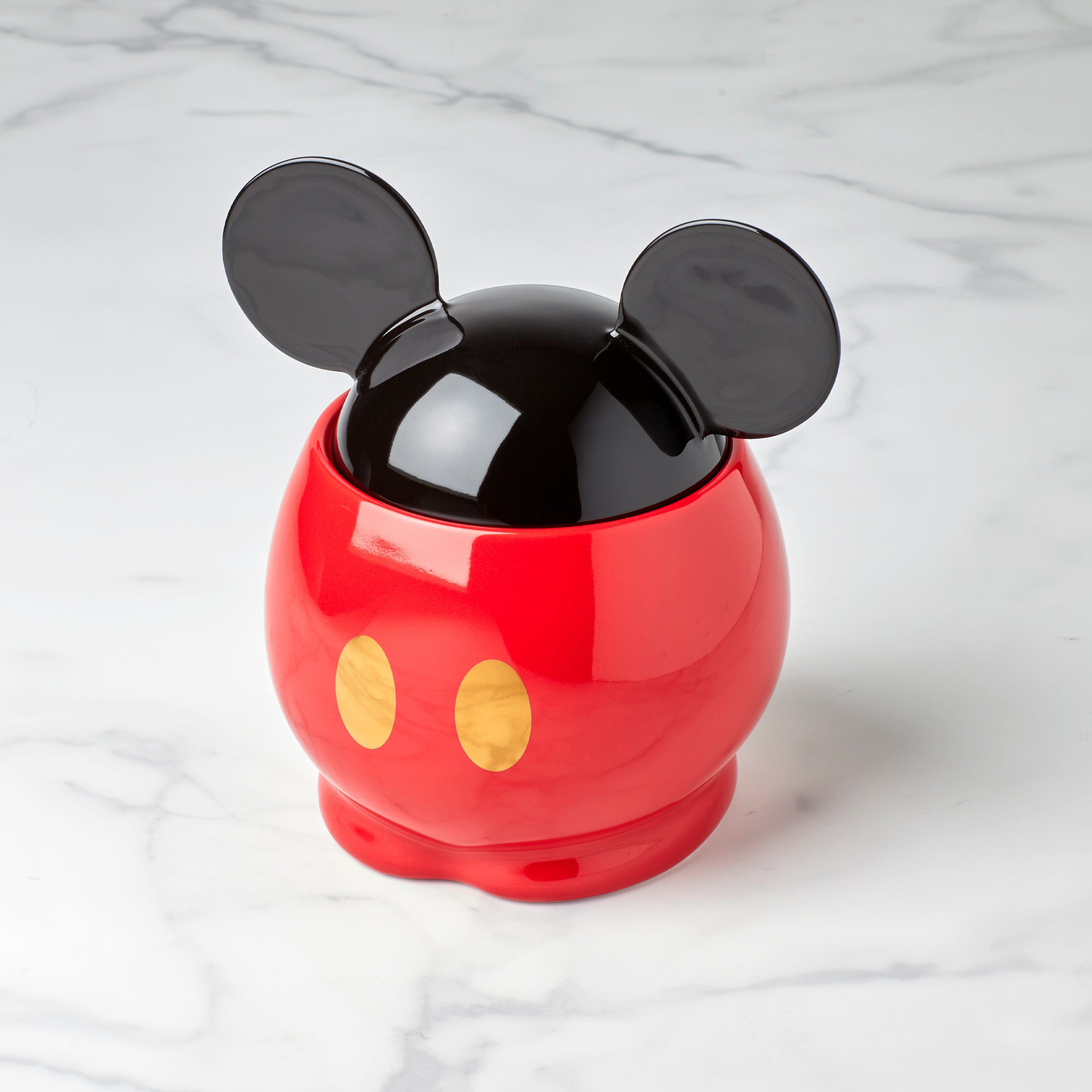 Disney Mickey Mouse Pet Treat Jar - Airtight Storage Container for Dog & Cat Snacks - Perfect for Kitchen, Pantry, or Pet Play Area