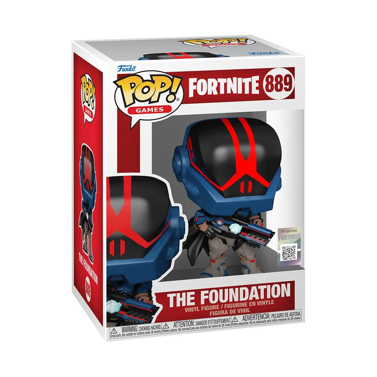 Fortnite The Foundation Funko Pop! Vinyl Figure #889 - Collectible Action Figure for Gamers & Fans - Perfect for Display, Gifts, and Gaming Room Decor