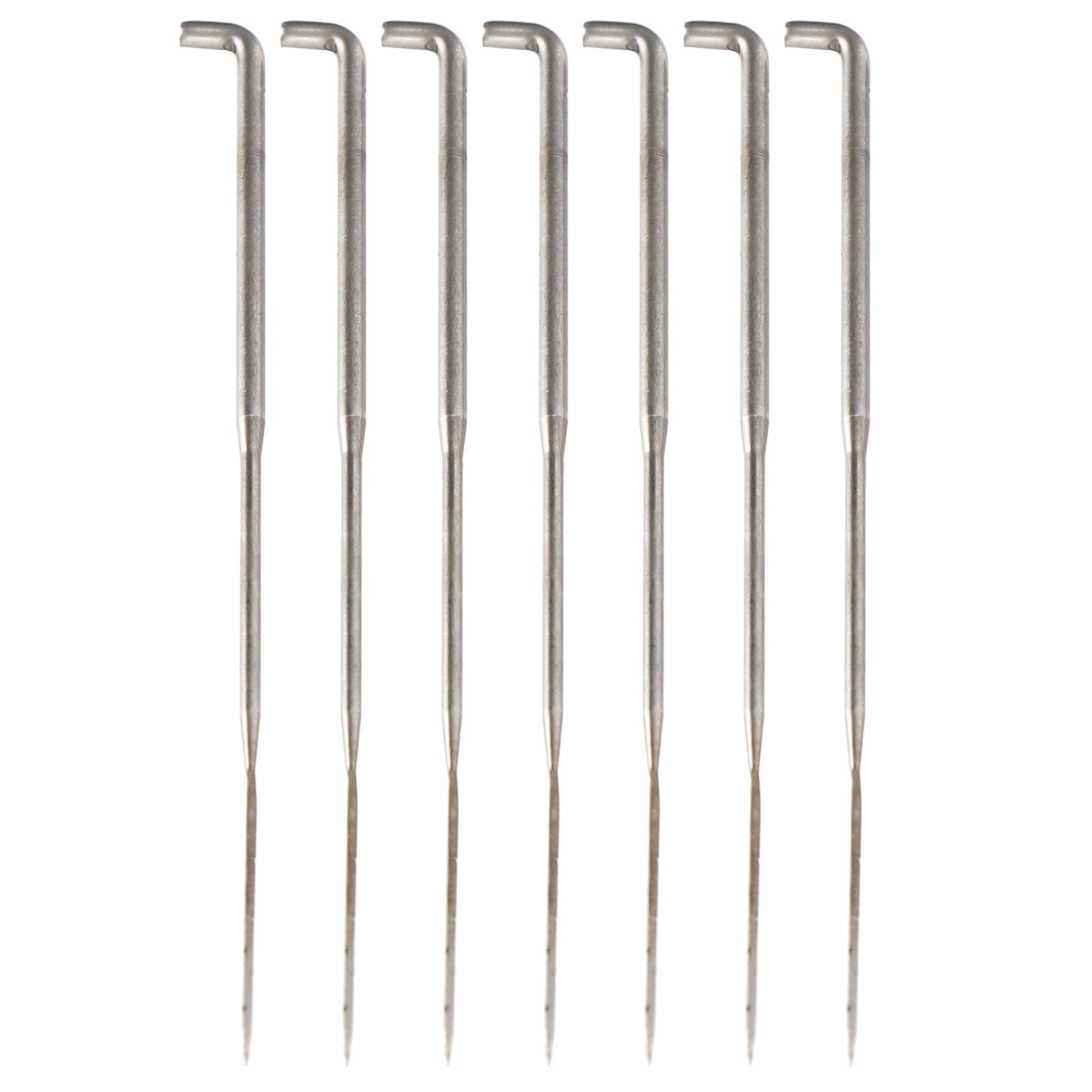 Qinlorgo Wool Felt Needles - 7Pcs Embroidery Poking Needles Set with Iron Tips for Crafting, Felting & Fabric Trimming | Perfect for DIY Projects, Wool Sculpting & Handmade Decorations