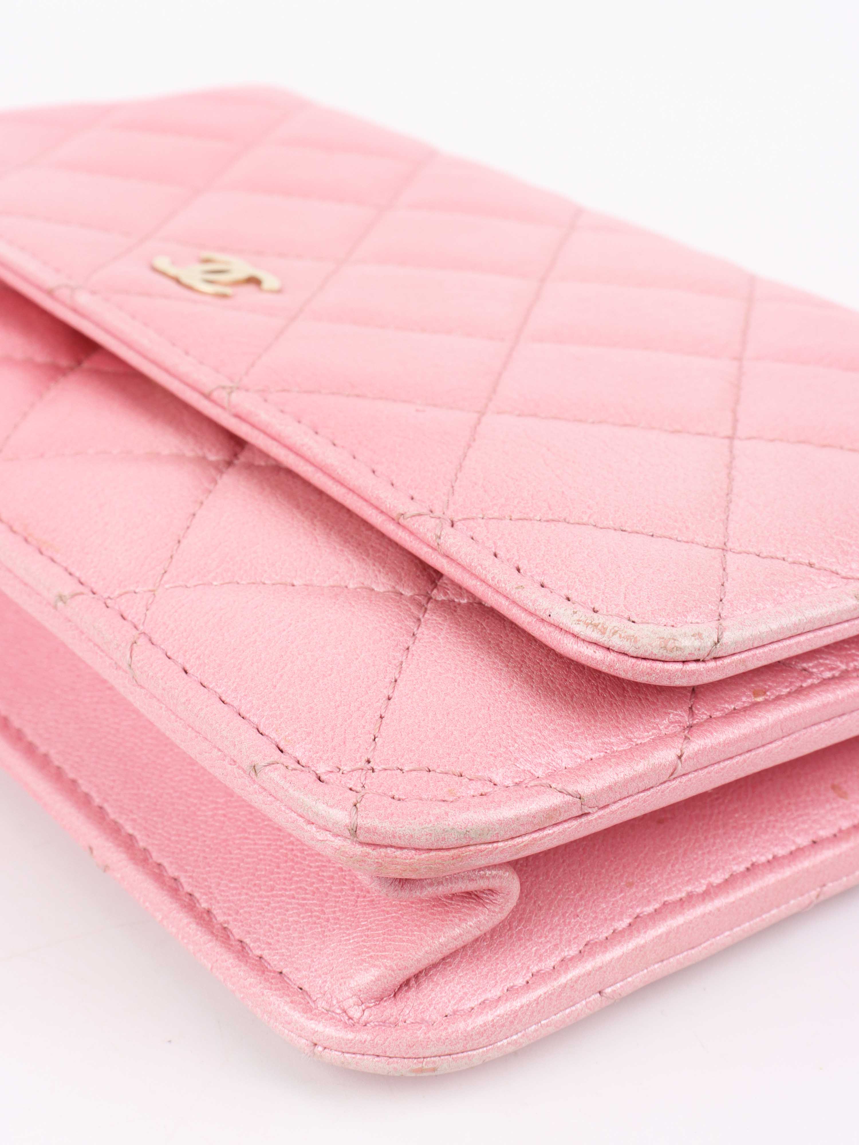 Chanel Light Pink Wallet on Chain - Stylish Crossbody Bag for Women | Perfect for Parties, Dates & Everyday Use