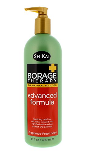 ShiKai Borage Therapy Advanced Formula Lotion - Fragrance Free 16 Fl Oz - Moisturizing Dry Skin & Eczema Relief for Face & Body - Dermatologist Recommended Skincare Solution
