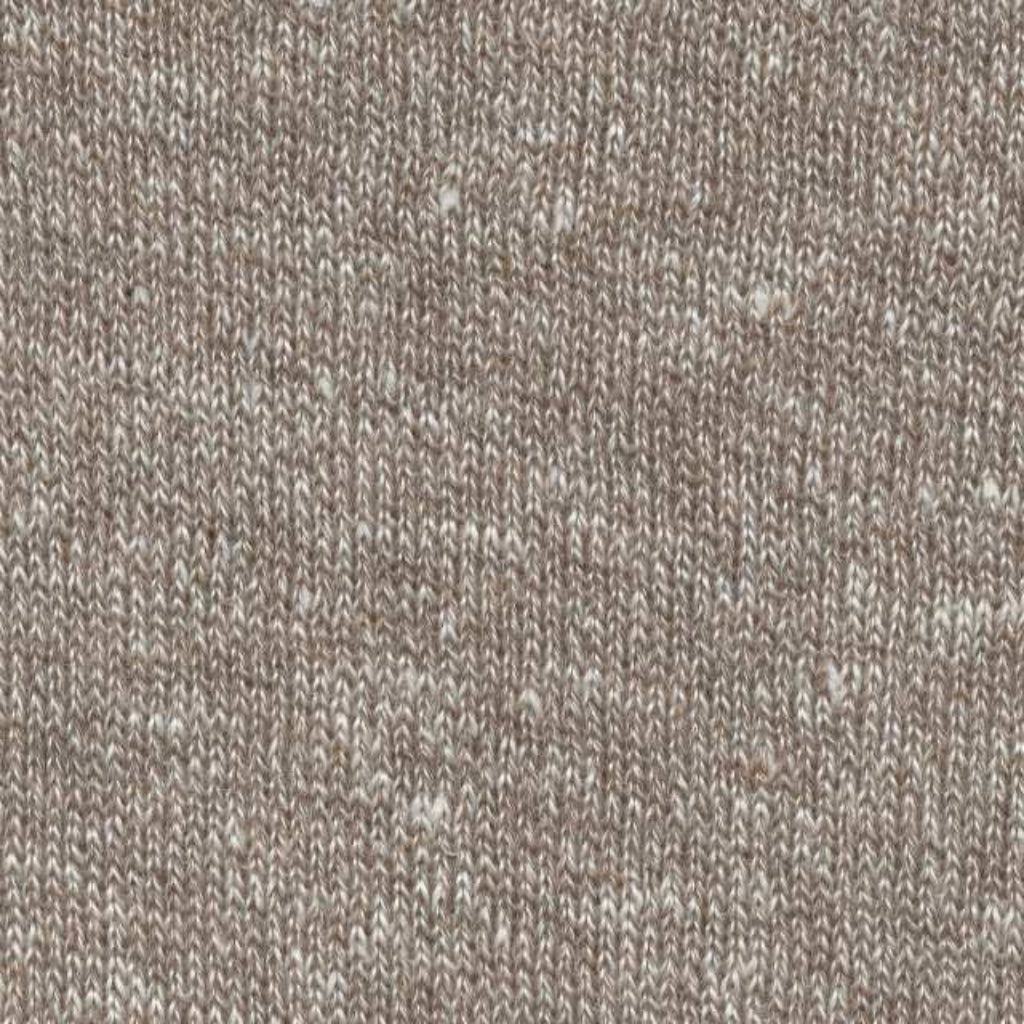 GRAN SASSO Cotton Linen Knit Short Sleeve T-Shirt for Men - Light Brown Casual Summer Top | Perfect for Beach, Travel & Everyday Wear