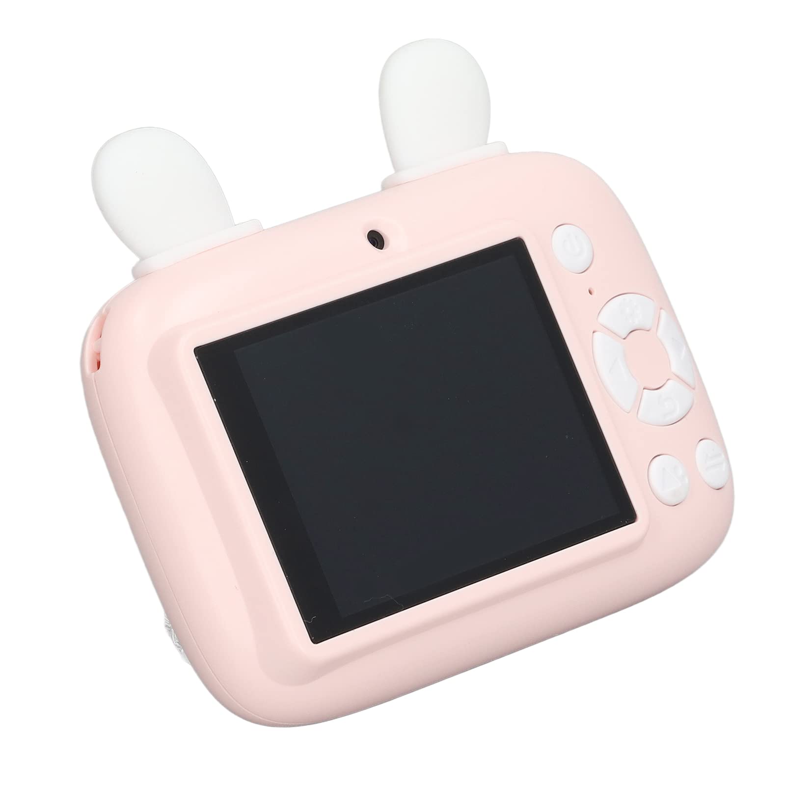 Jeanoko Kids Digital Camera - 1280x720 HD Resolution, 800mAh Rechargeable Battery, Simple Button Design, Mini Portable Children's Toy Camera with USB Cable for Outdoor Photography | Perfect Birthday Gift for Boys & Girls (Candy Pink)