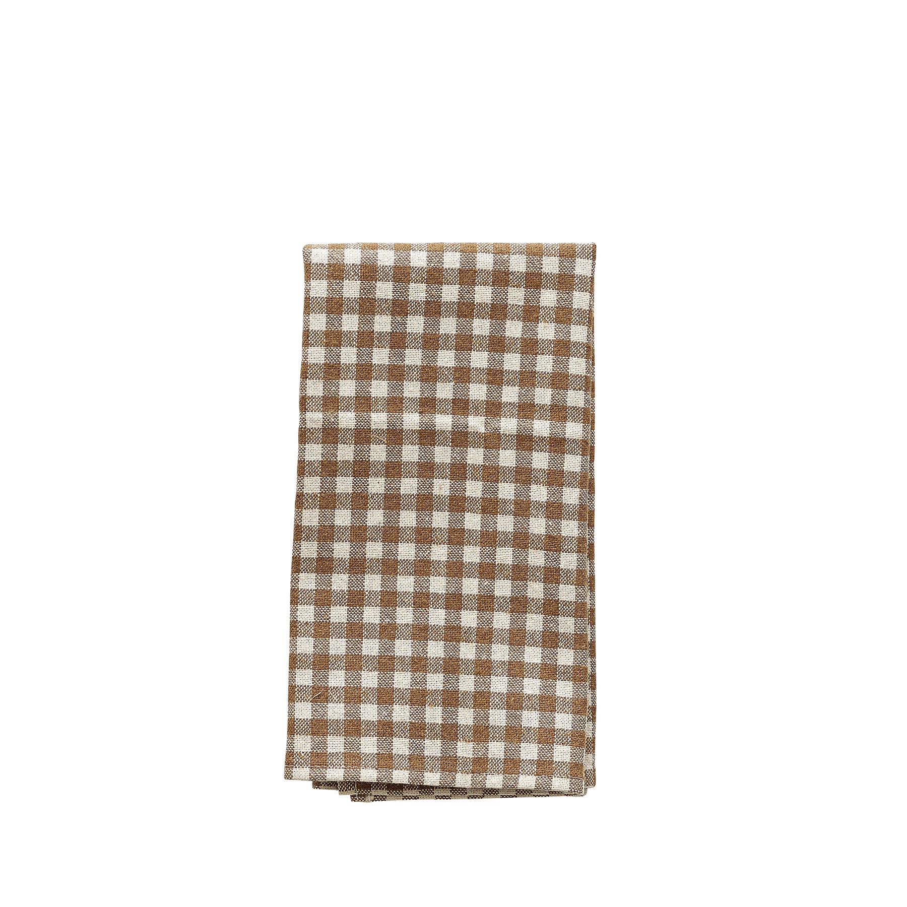 Organic Cotton Gingham Tea Towel - Premium Absorbent Kitchen Towel for Dishes, Drying Hands & Decor - Eco-Friendly Home & Restaurant Use